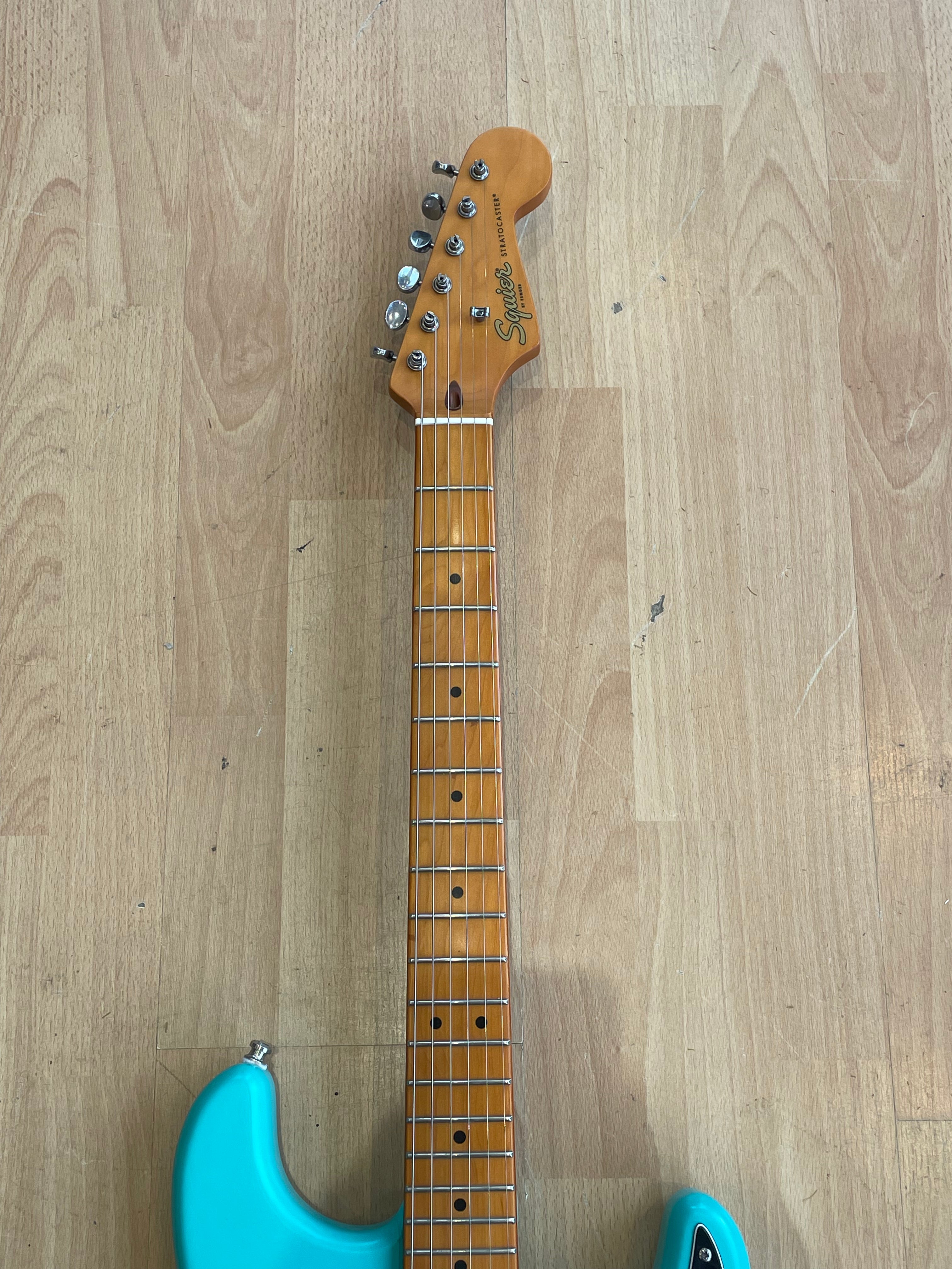 40th Anniversary Vintage Squier Strat in Sea-Foam Green - Excellent Condition