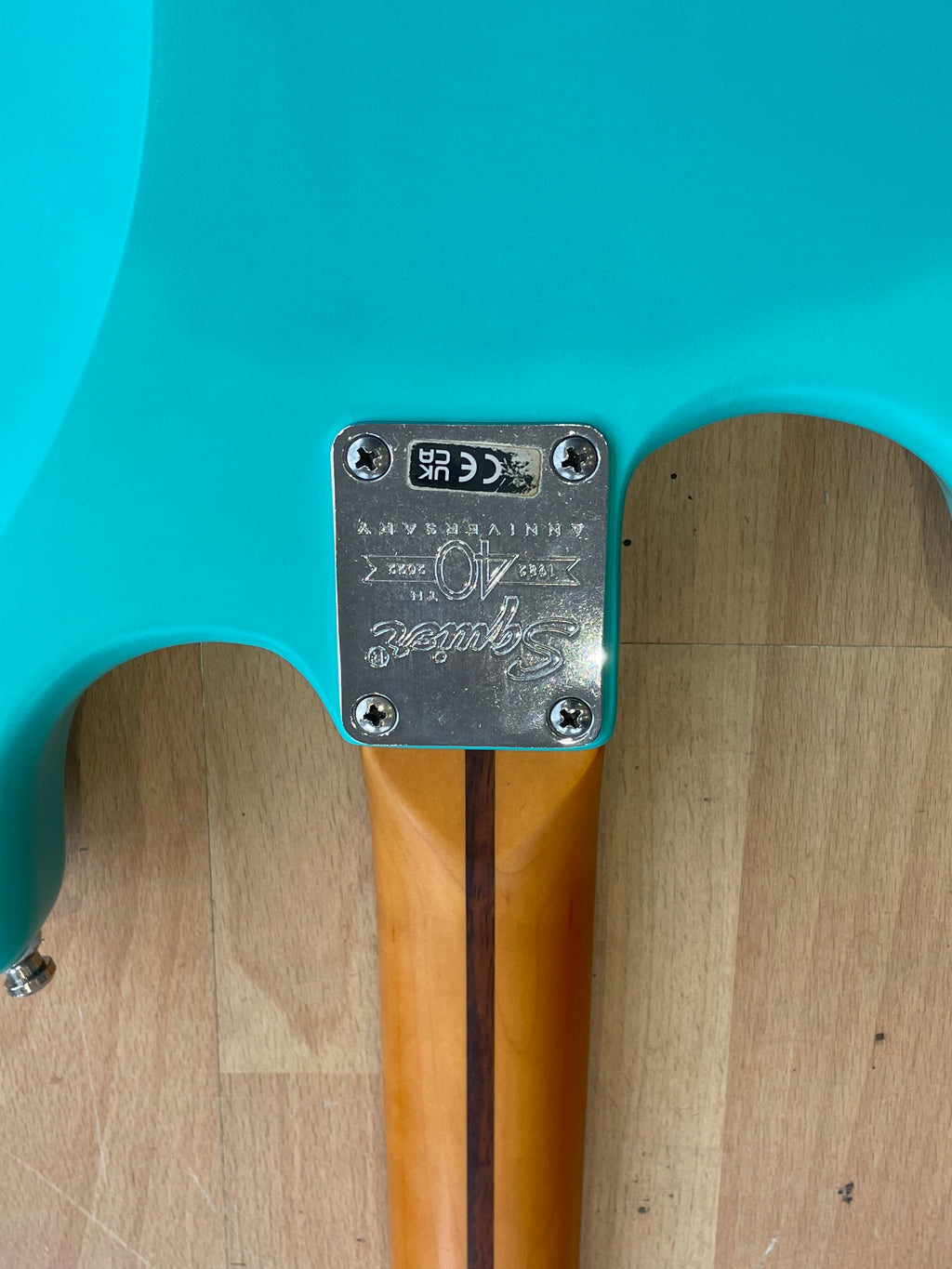 40th Anniversary Vintage Squier Strat in Sea-Foam Green - Excellent Condition