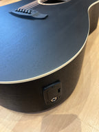 Black Satin Electro Acoustic Guitar - Large & Loud