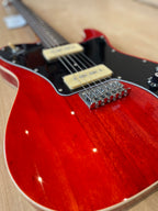 Northstar Pro NSP2NA - single cutaway electric guitar - P90s and red woodgrain finish