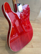Northstar Pro NSP2NA - single cutaway electric guitar - P90s and red woodgrain finish