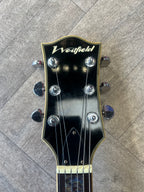 Westfield LP-Style Electric Guitar – Cherry Flame Top - Upgraded with genuine Grover machine heads for excellent tuning stability.