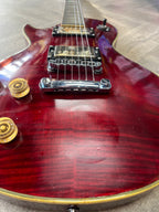 Westfield LP-Style Electric Guitar – Cherry Flame Top - Upgraded with genuine Grover machine heads for excellent tuning stability.