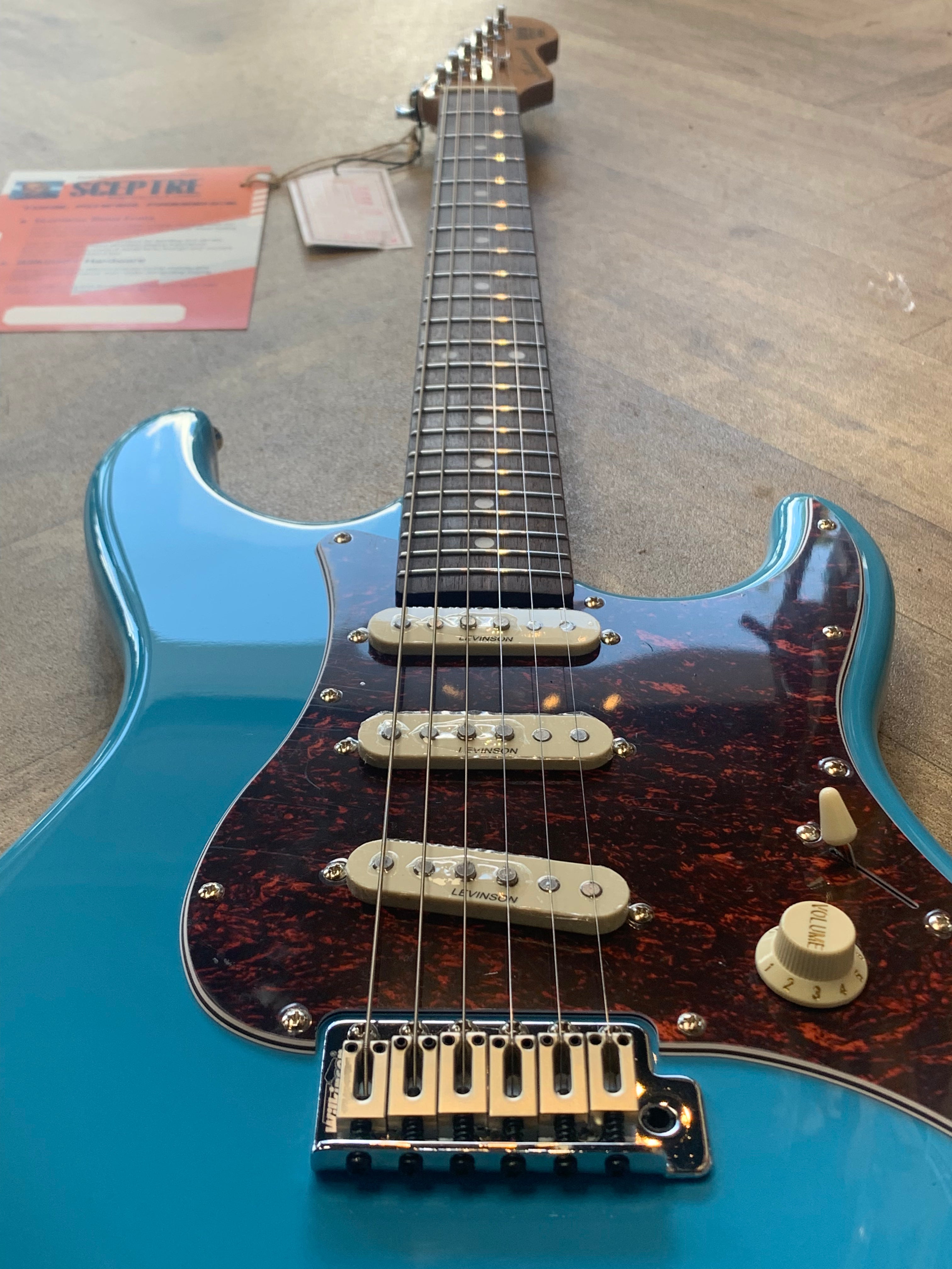ELECTRIC GUITAR SCEPTRE VENTANA SONIC BLUE