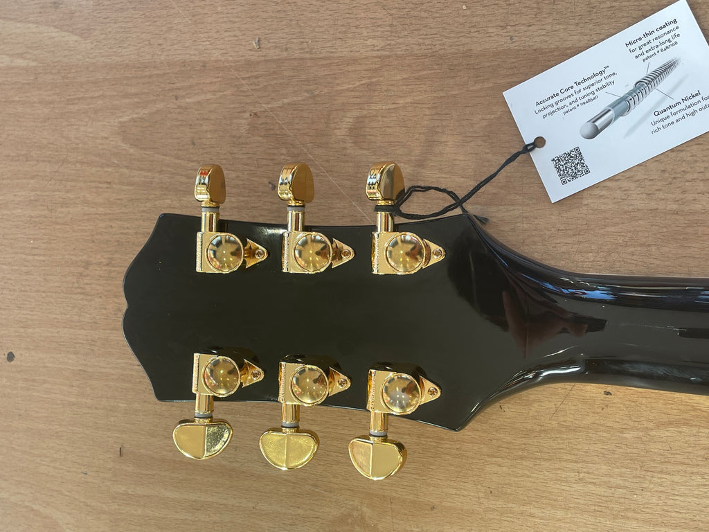 Epiphone Les Paul Custom – Black & Gold (2022)- excellent condition