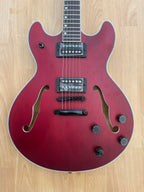 Northstar Pro Semi Acoustic All Mahogany - Cherry Colour