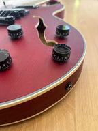 Northstar Pro Semi Acoustic All Mahogany - Cherry Colour