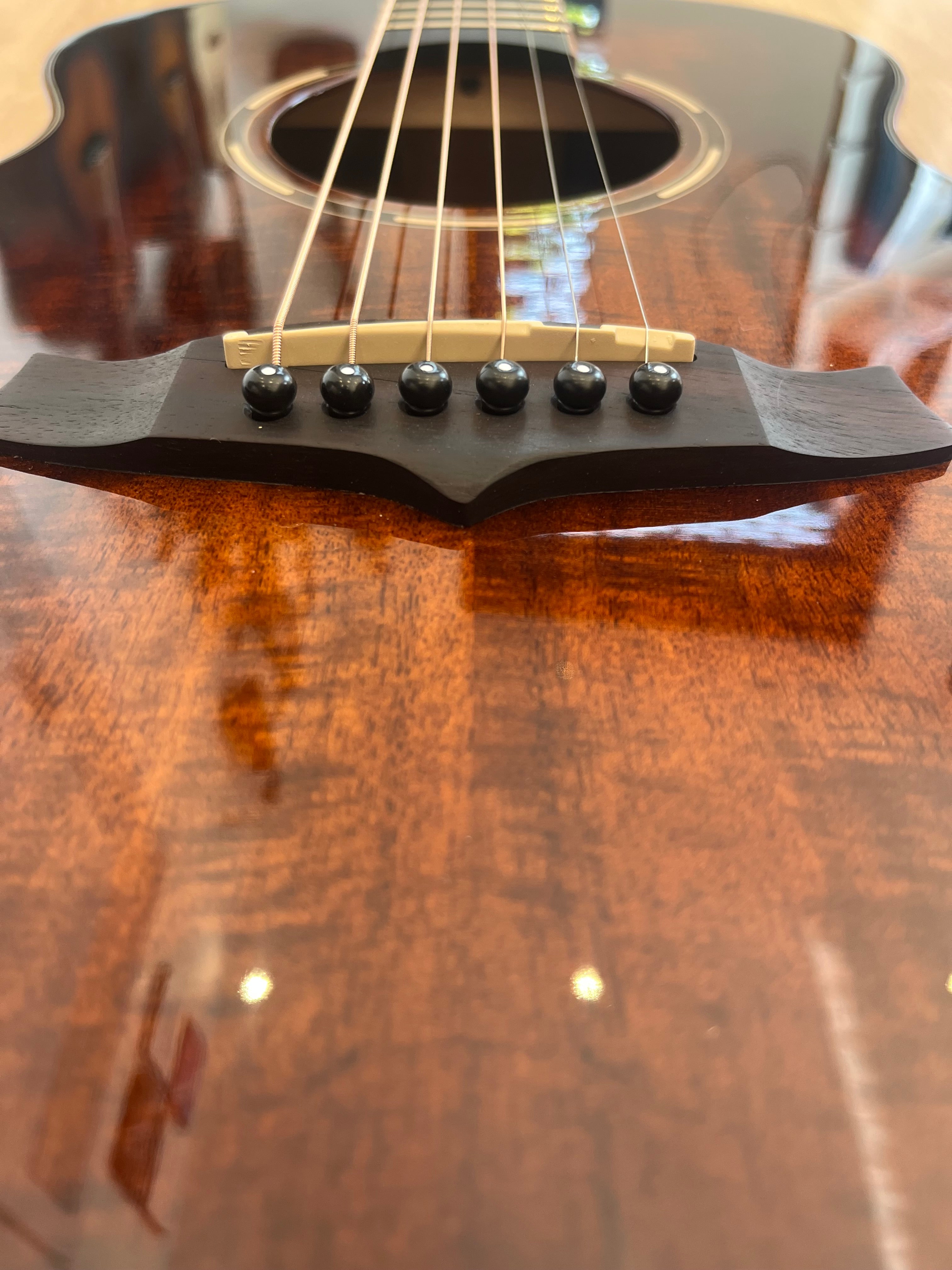 Winterleaf Exotic acoustic guitar - mini size - comfort and convenience!