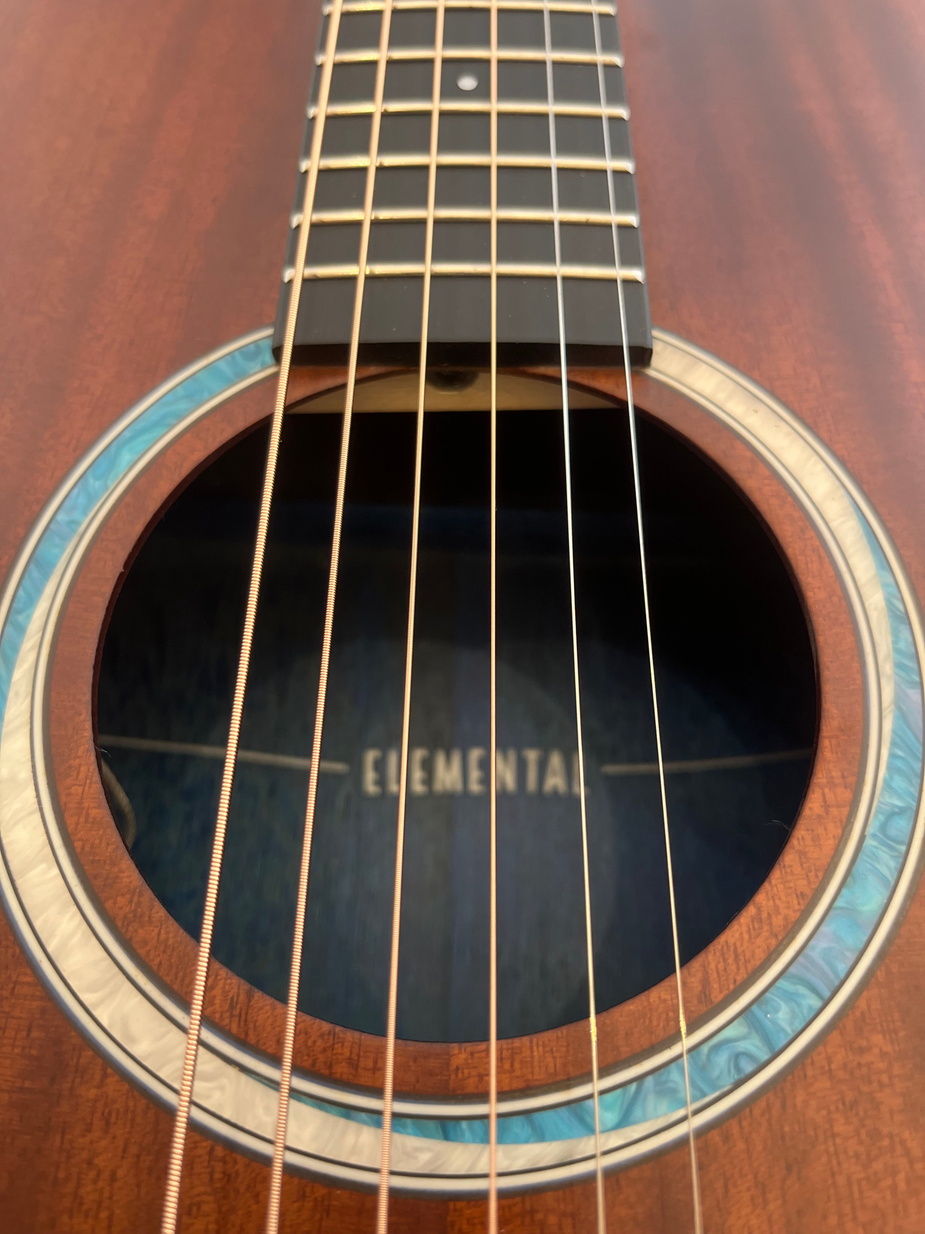 ACOUSTIC GUITAR ELEMENTAL PARLOUR - Satin Mahogony