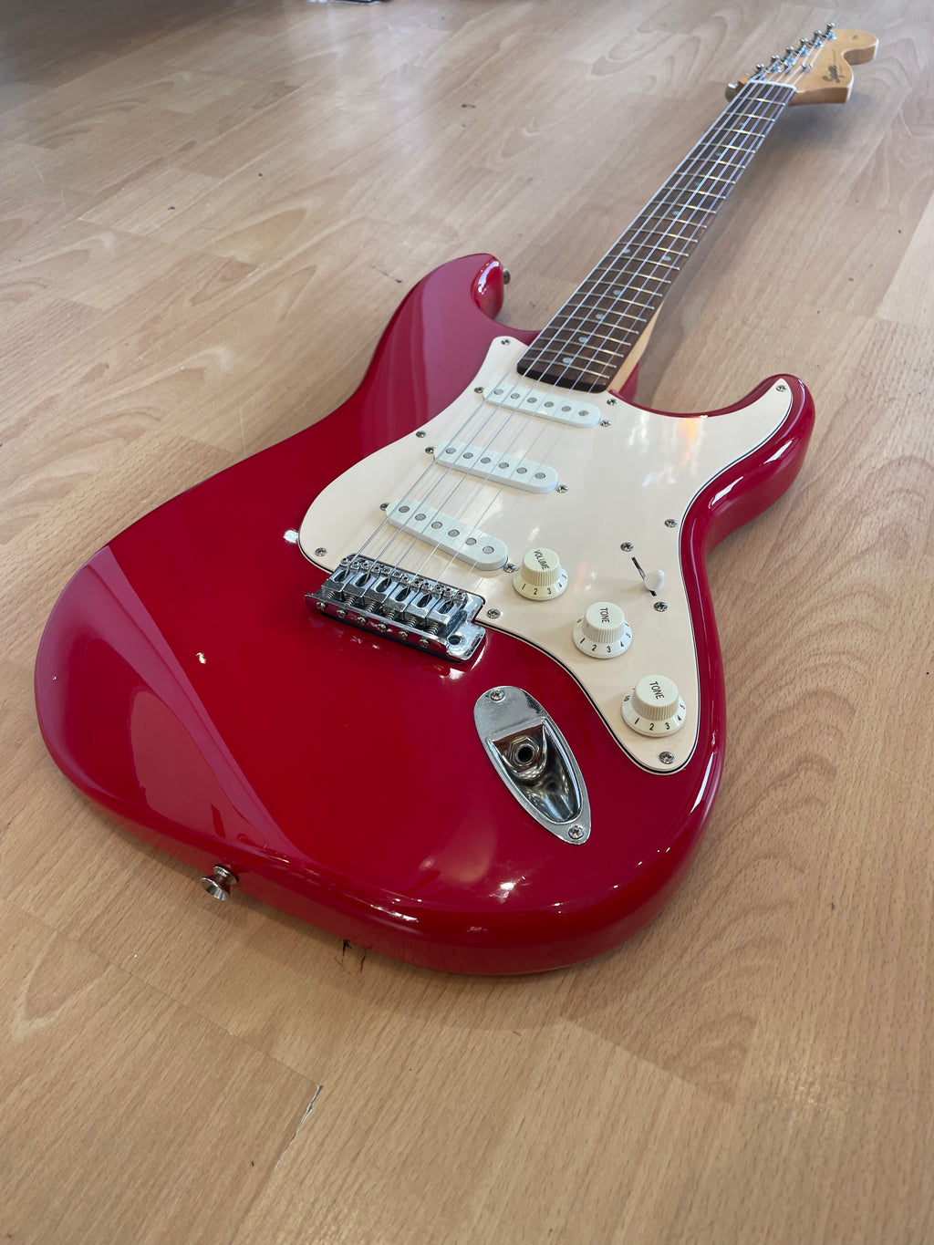 Standard Series Squier Stratocaster in Red - Great Condition