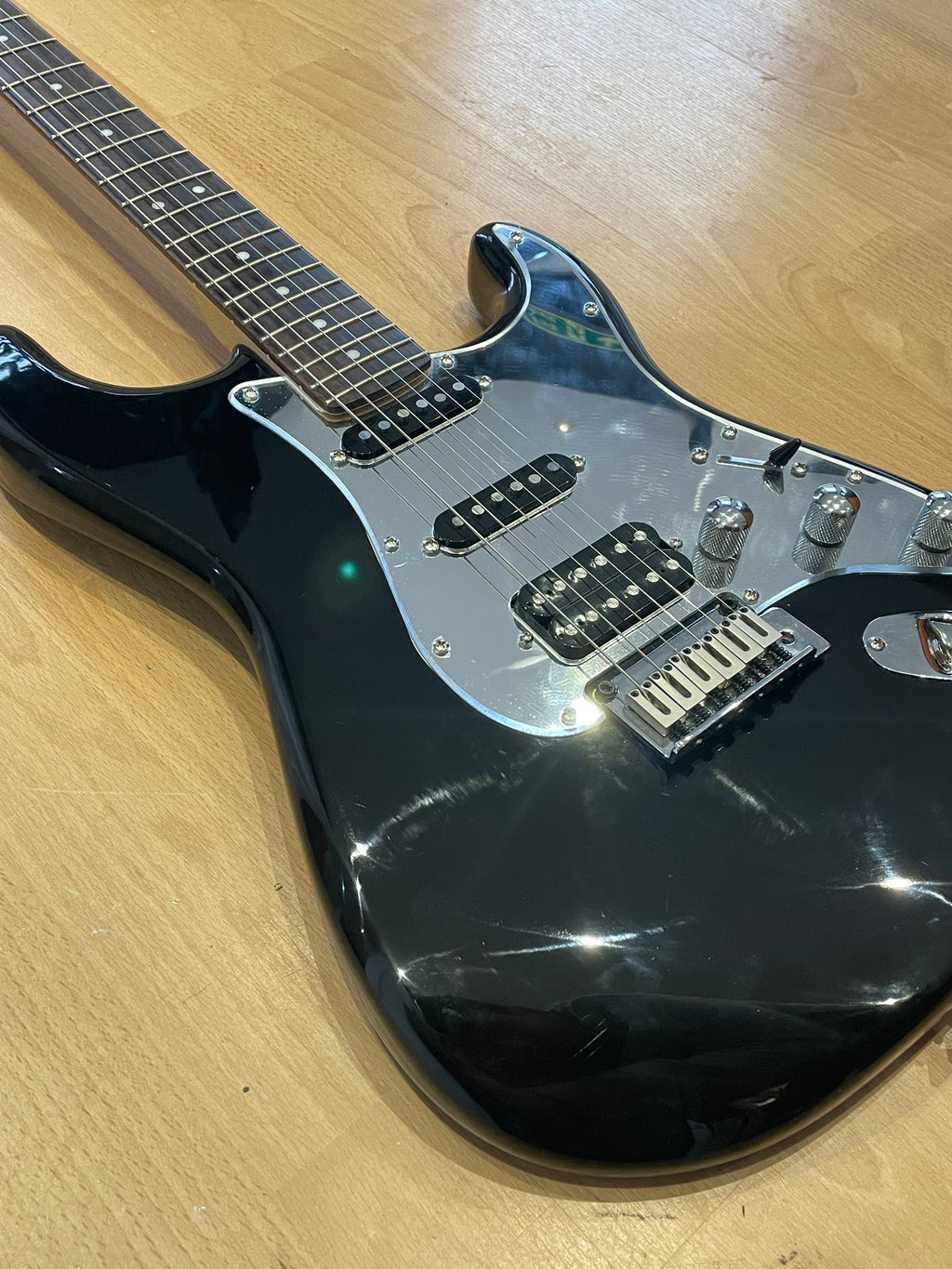 Squier Standard Series Stratocaster with Mirror Pickguard- Great Condition