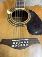 Vintage VEC500-12 12-String Electro-Acoustic Guitar – Natural – Pre-Owned