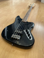 Squier Jaguar Bass- With Active Pickups- All Black- Great Condition