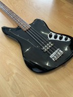 Squier Jaguar Bass- With Active Pickups- All Black- Great Condition