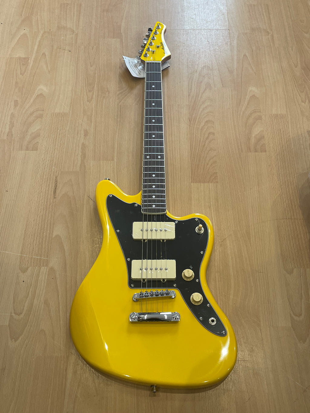 ELECTRIC GUITAR NORTHSTAR PRO BLUES COMMANDER GRAFITTI YELLOW