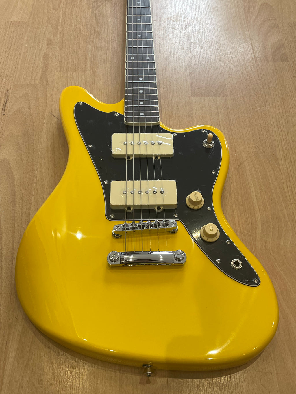 ELECTRIC GUITAR NORTHSTAR PRO BLUES COMMANDER GRAFITTI YELLOW