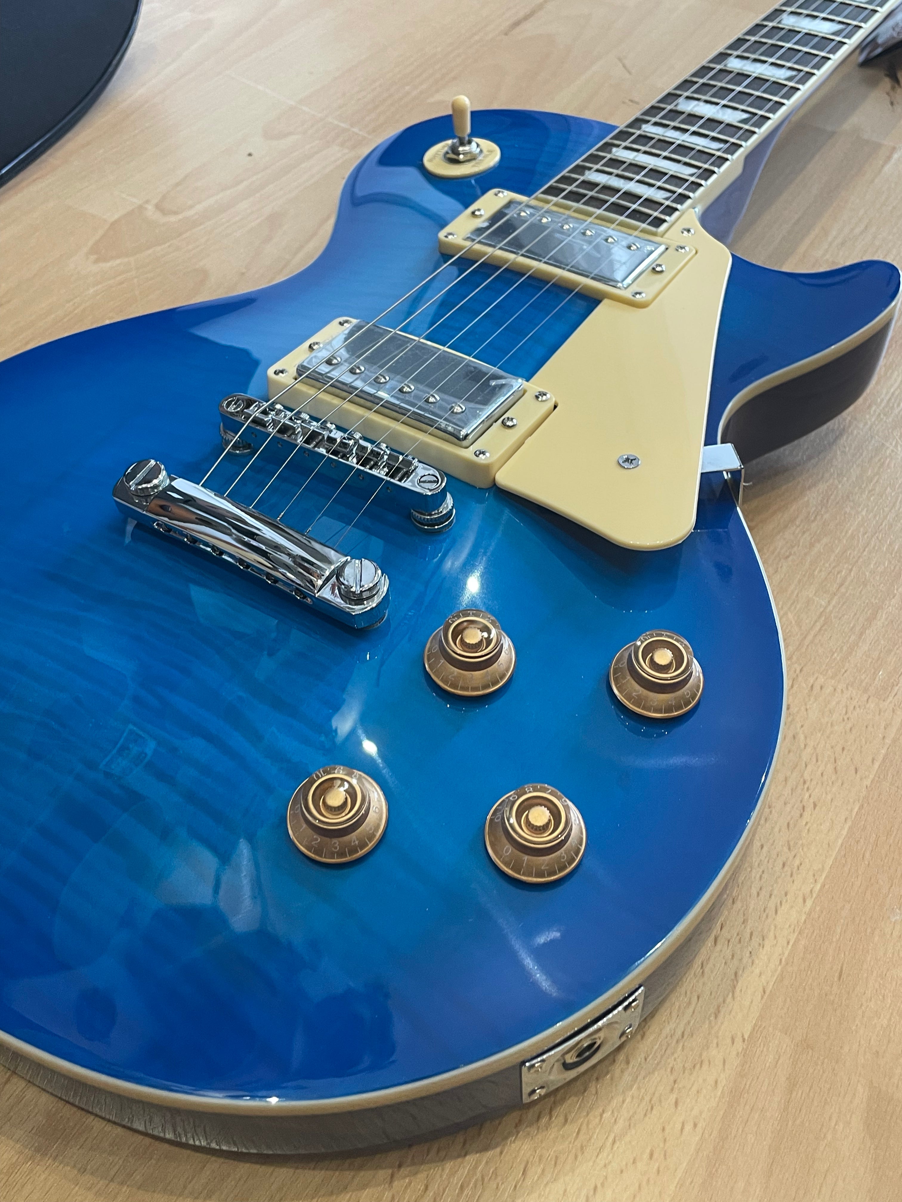 ELECTRIC GUITAR NORTHSTAR PRO SET NECK THRU BLUE