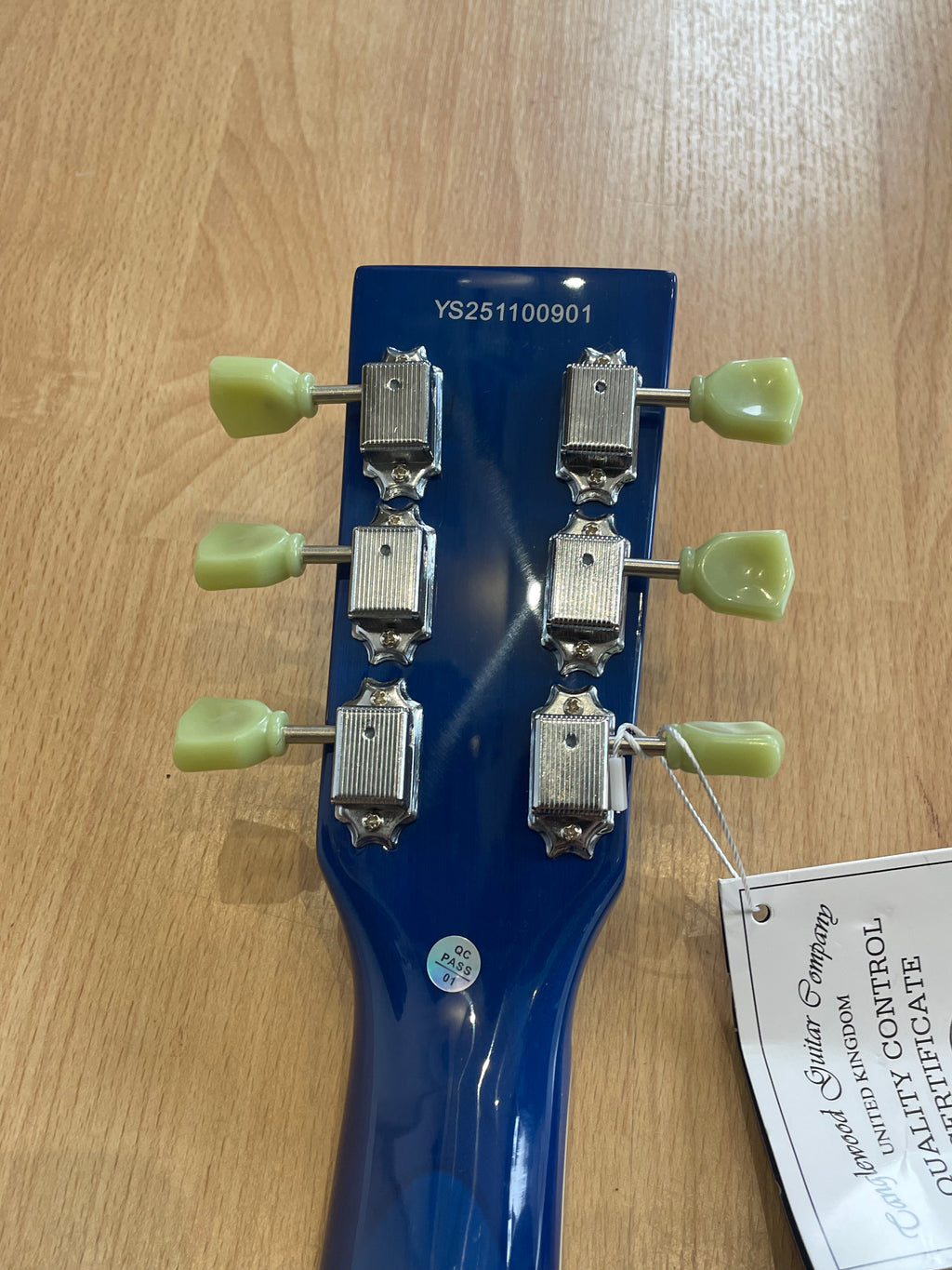 ELECTRIC GUITAR NORTHSTAR PRO SET NECK THRU BLUE