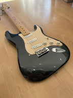 Standard Series Squier Stratocaster - Black Metallic finish with vintage Pickguard- GREAT CONDITION
