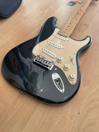 Standard Series Squier Stratocaster - Black Metallic finish with vintage Pickguard- GREAT CONDITION
