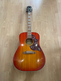 Stunning Finish Epiphone Electro Acoustic Hummingbird Guitar Red Sunburst- CS B89