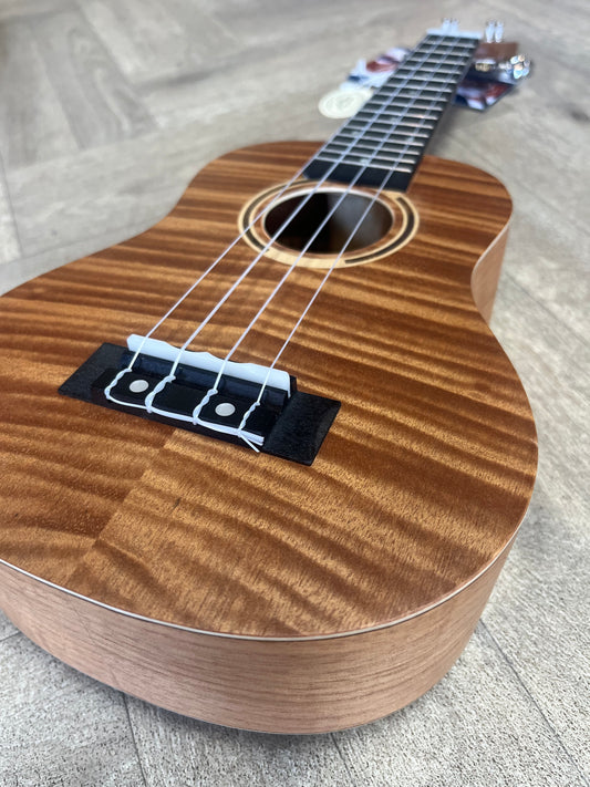 TIARE SERIES SOPRANO UKULELE - ALL KOA SATIN IN