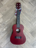 CONCERT UKULELE ALL MAHOGANY BURGUNDY RED SATIN - TIARE