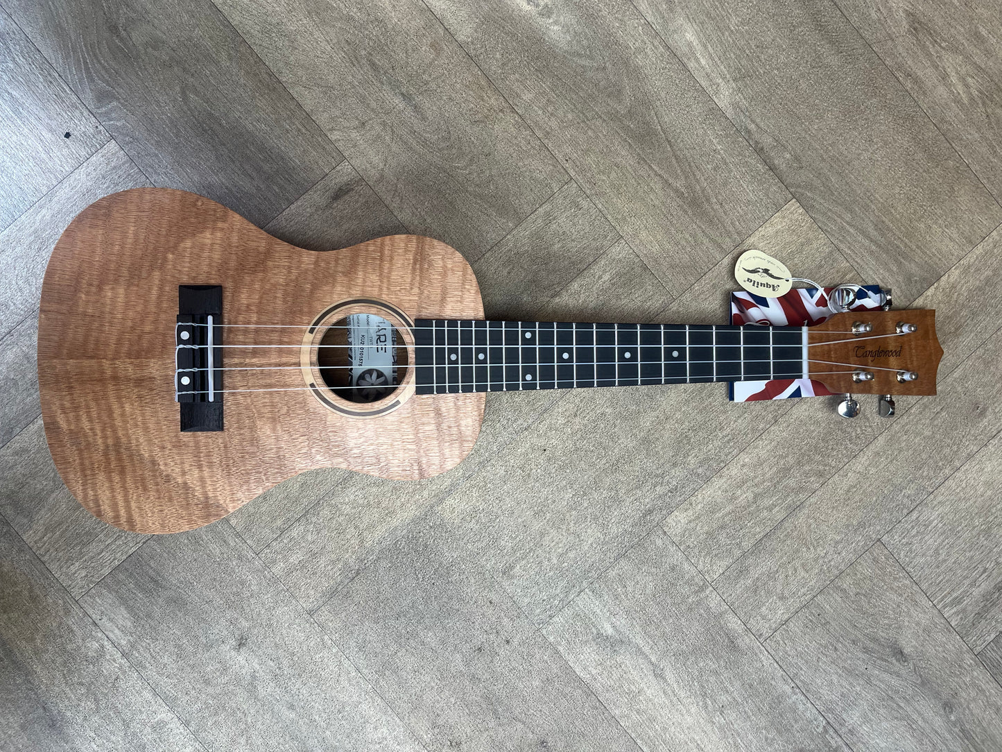 TIARE SERIES CONCERT ALL FLAME MAHOGANY UKULELE