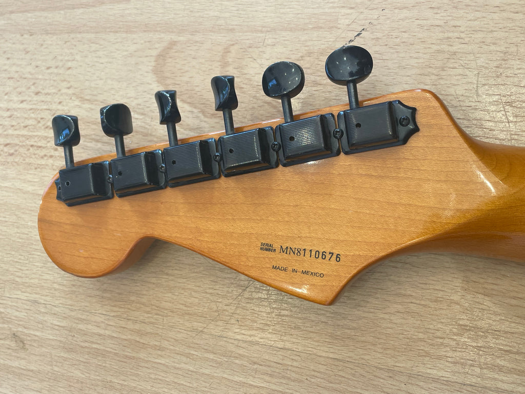 Modified Mexican Fender Stratocaster Electric Guitar with Hotrails and Wilkinson Hardware