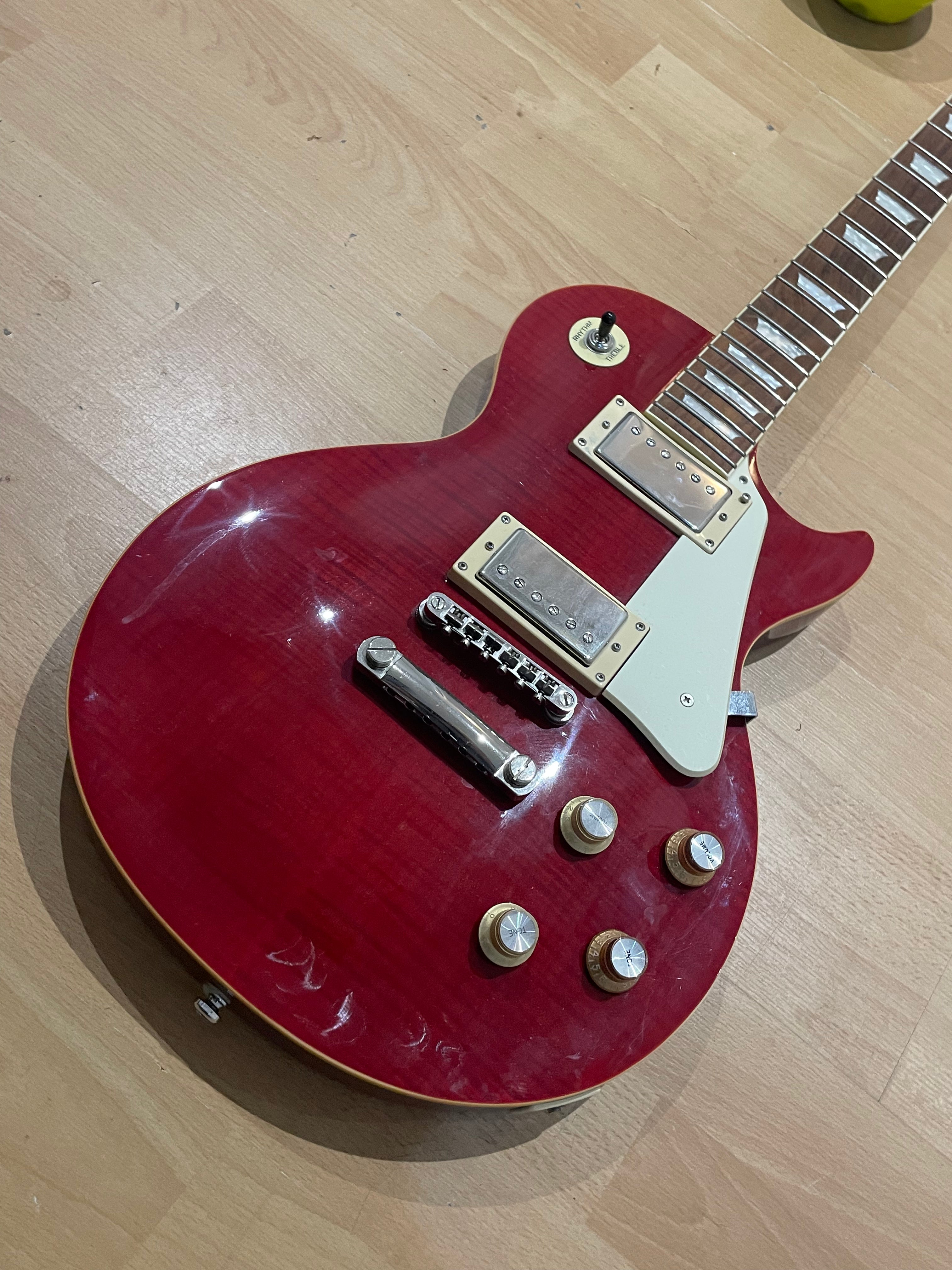 SPARES and REPAIRS Epiphone Les Paul Standard- broken headstock