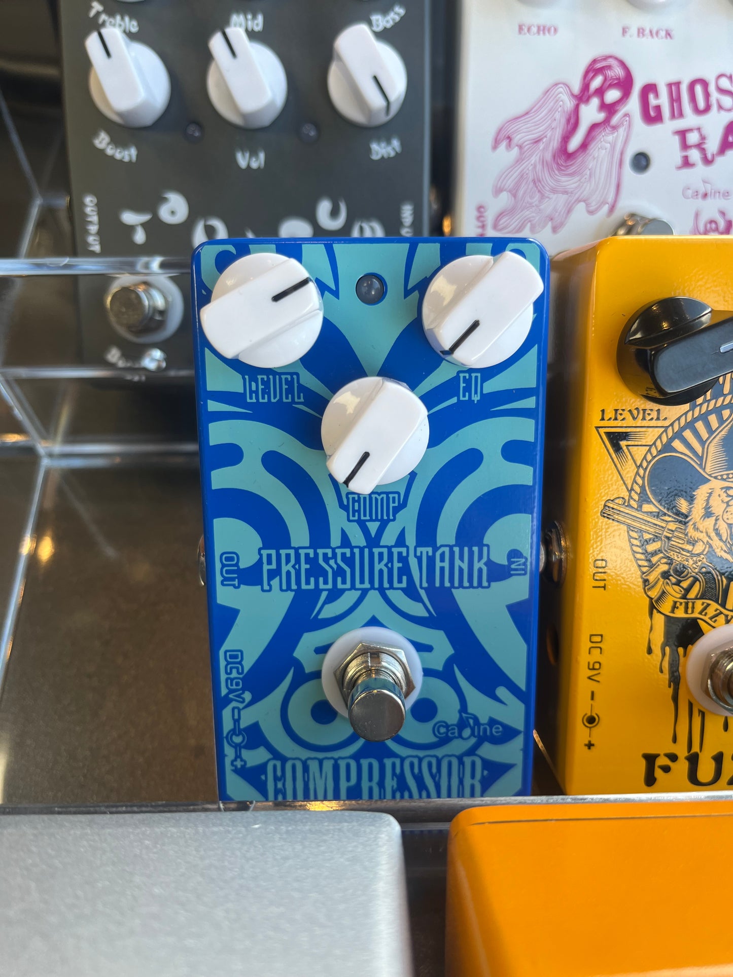Caline CP-47 Pressure Tank Compressor - Guitar Effects Pedal