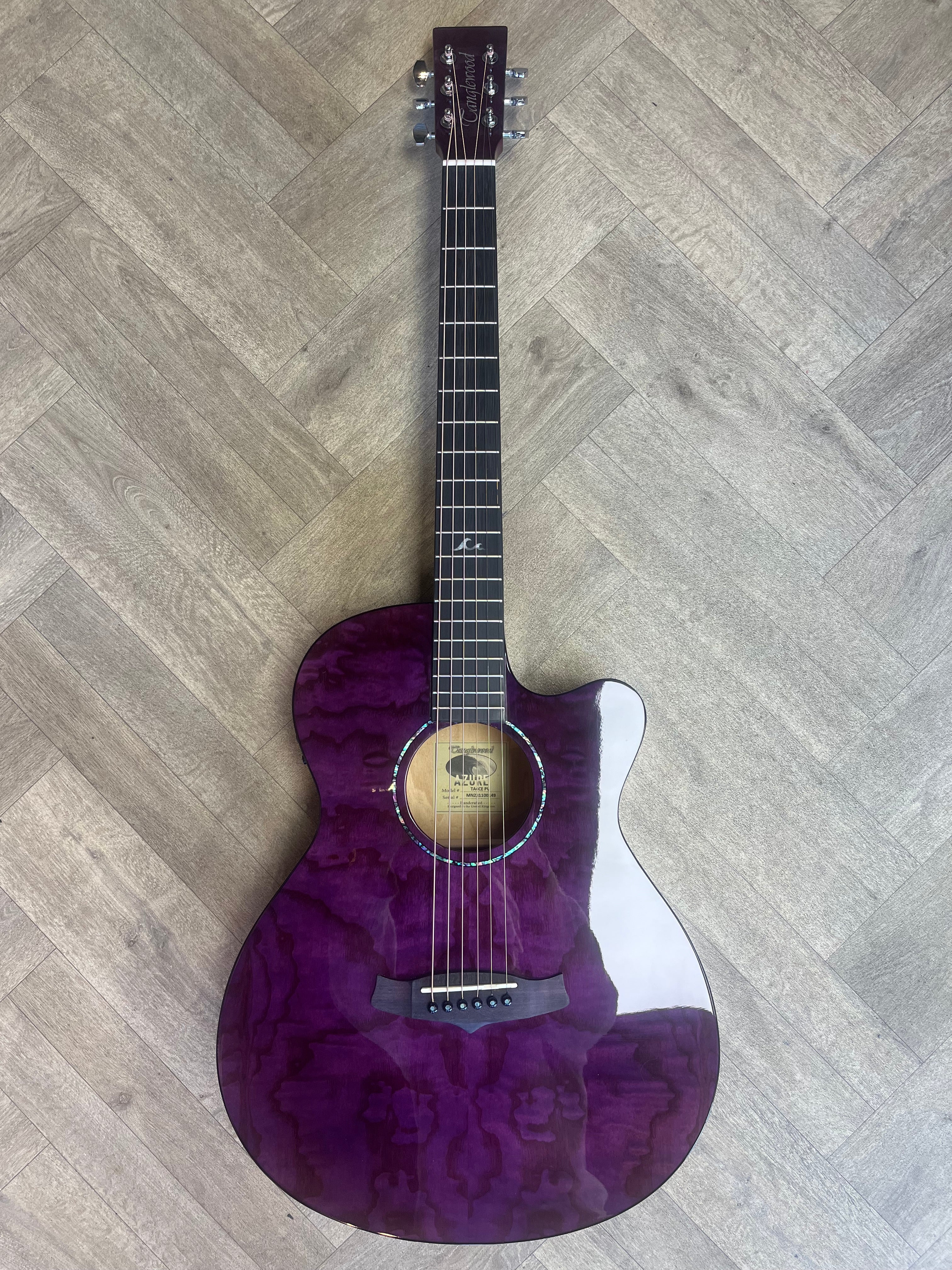 Tanglewood Azure Series - Foxglove Purple Gloss