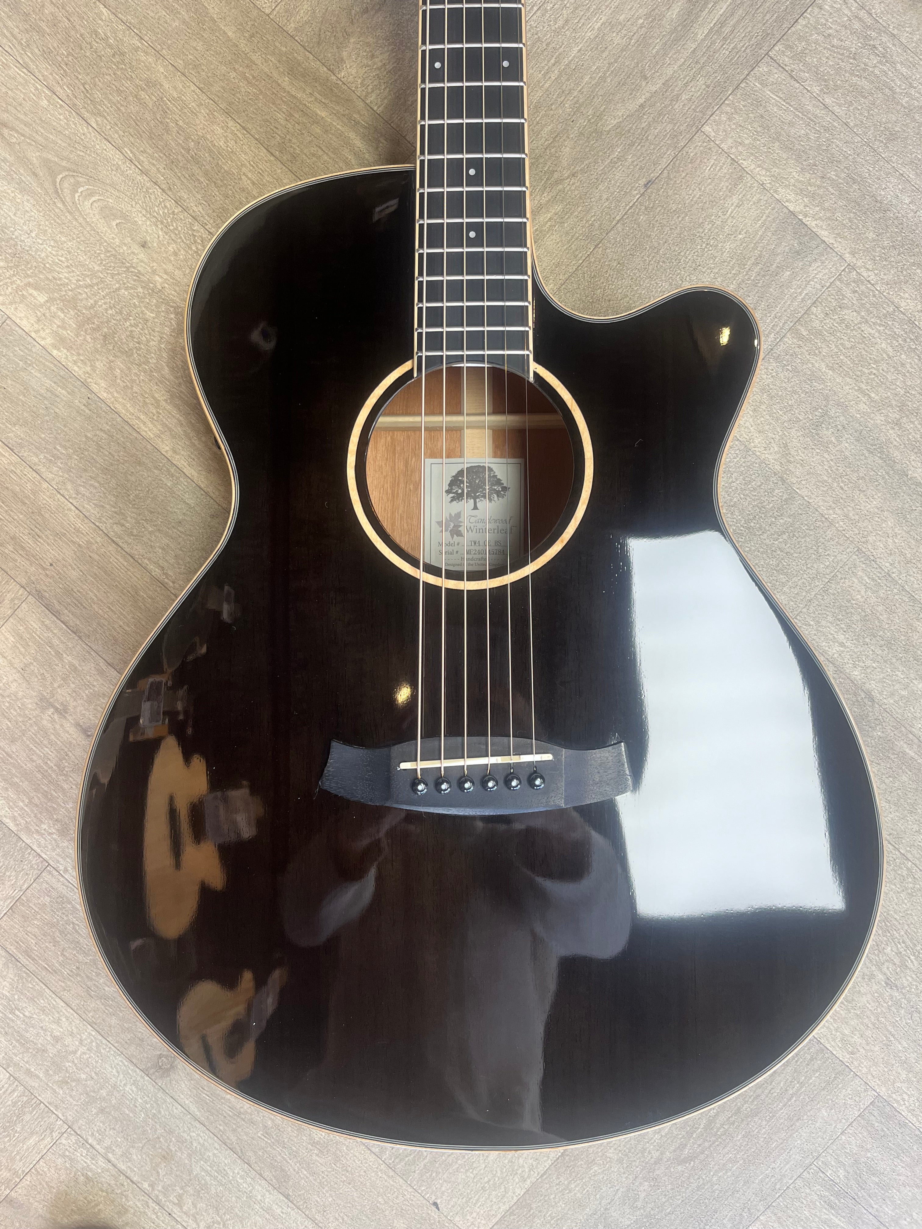 Tanglewood Winterleaf Series - Shadow Black Gloss - Electro Acoustic Guitar