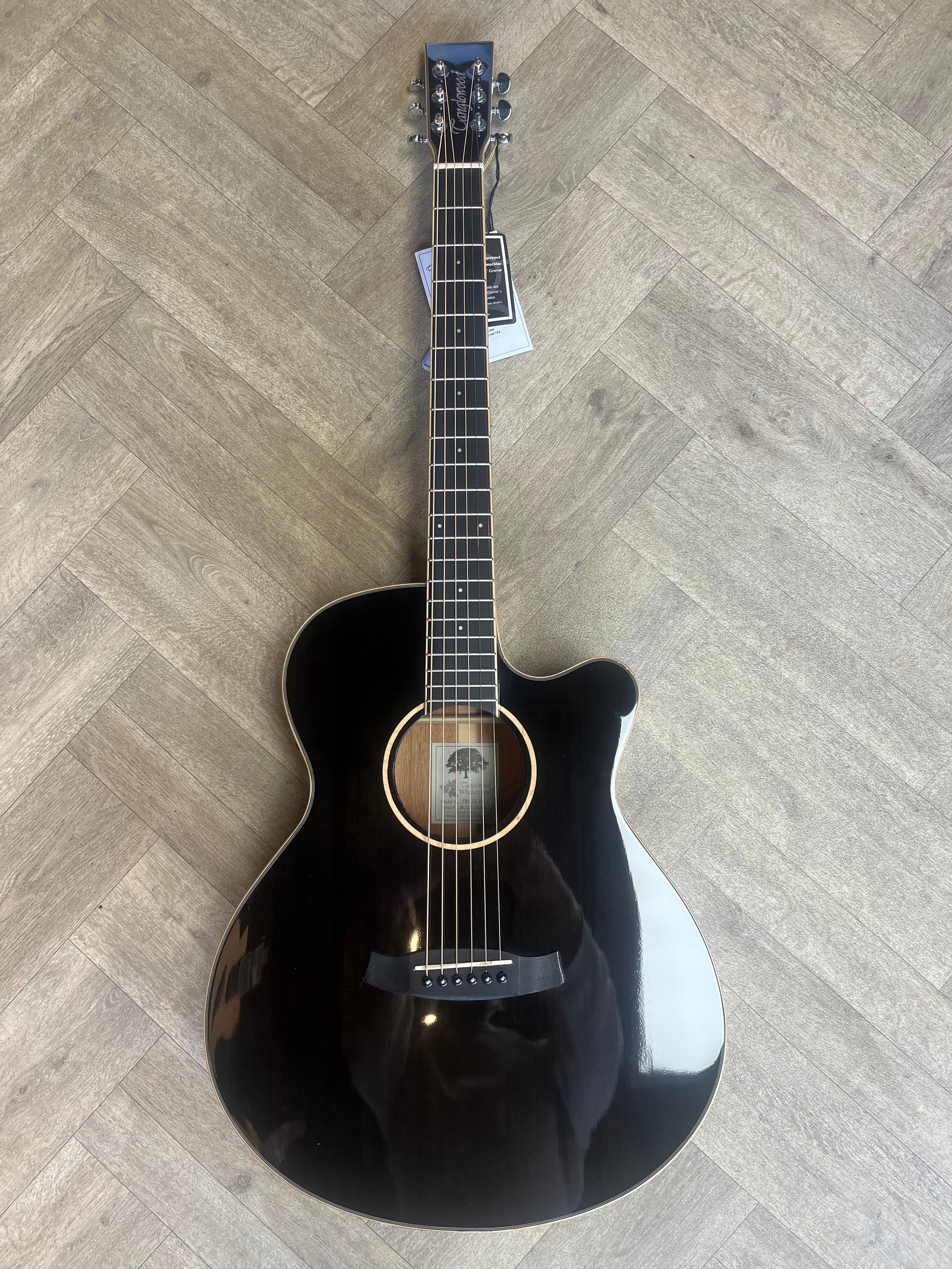 Tanglewood Winterleaf Series - Shadow Black Gloss - Electro Acoustic Guitar