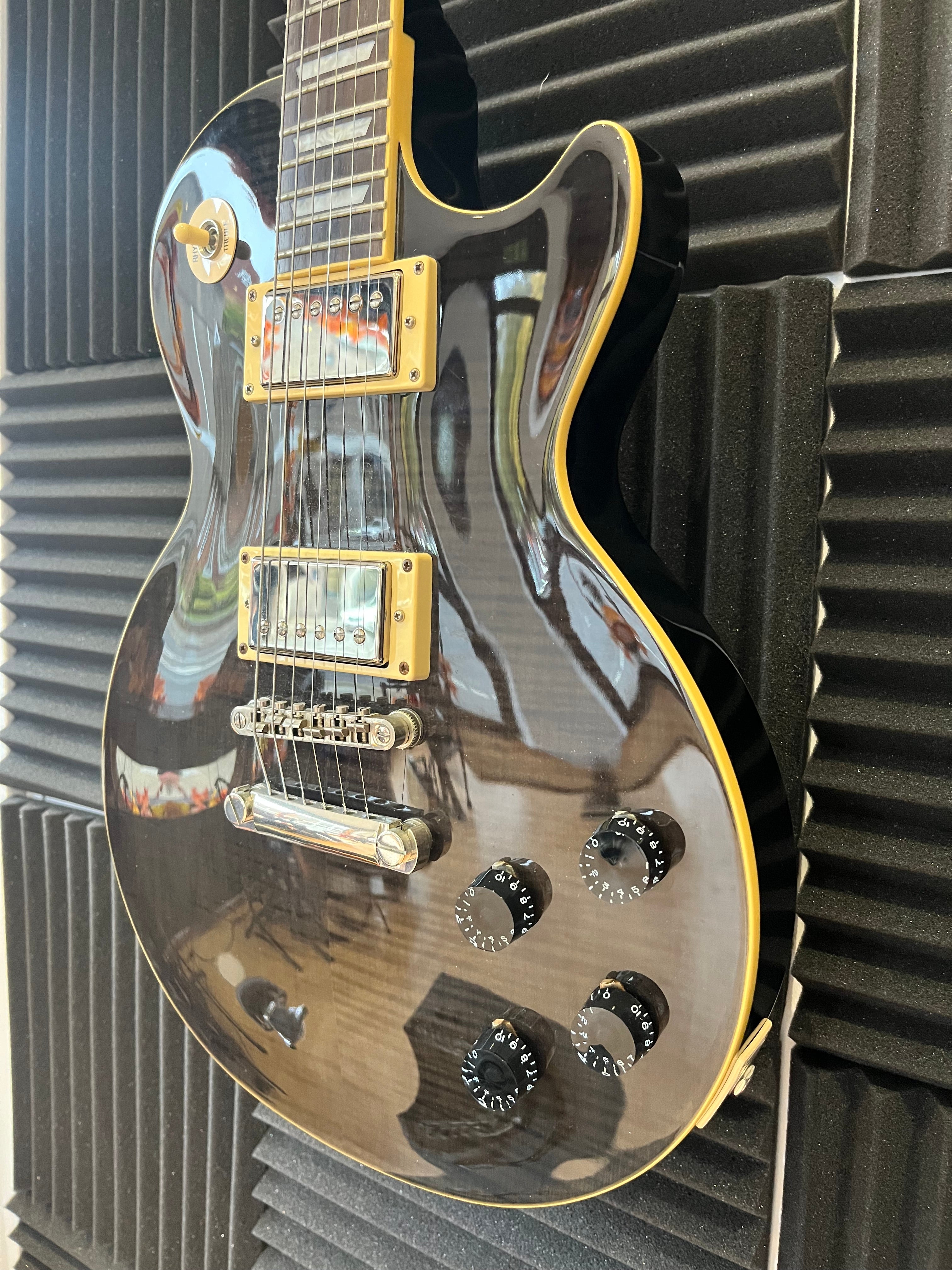 B Stock - Epiphone Les Paul 1960 Tribute Plus Transparent Grey - Damaged