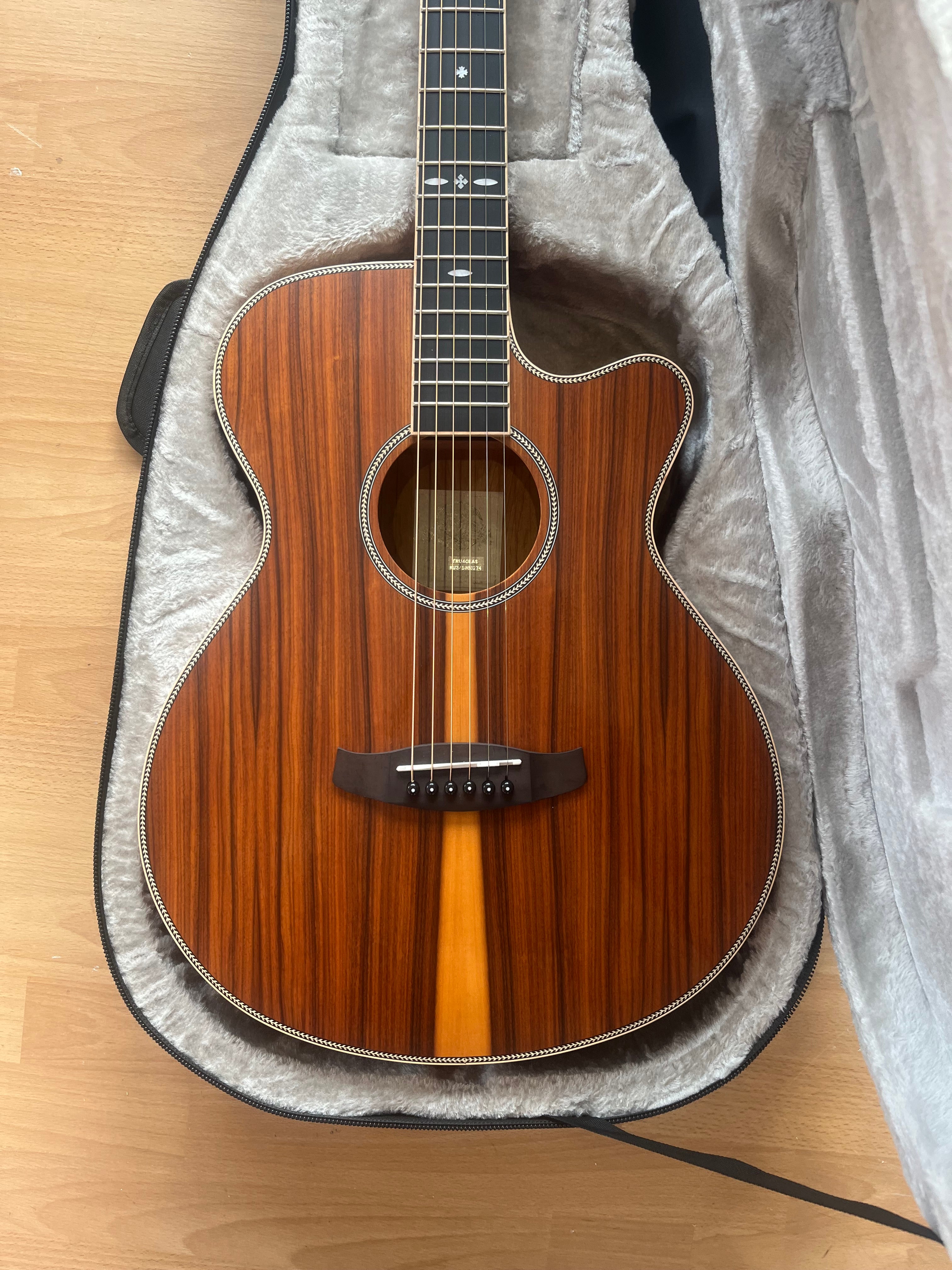 Tanglewood Reunion Pro - Figured Santos Wood