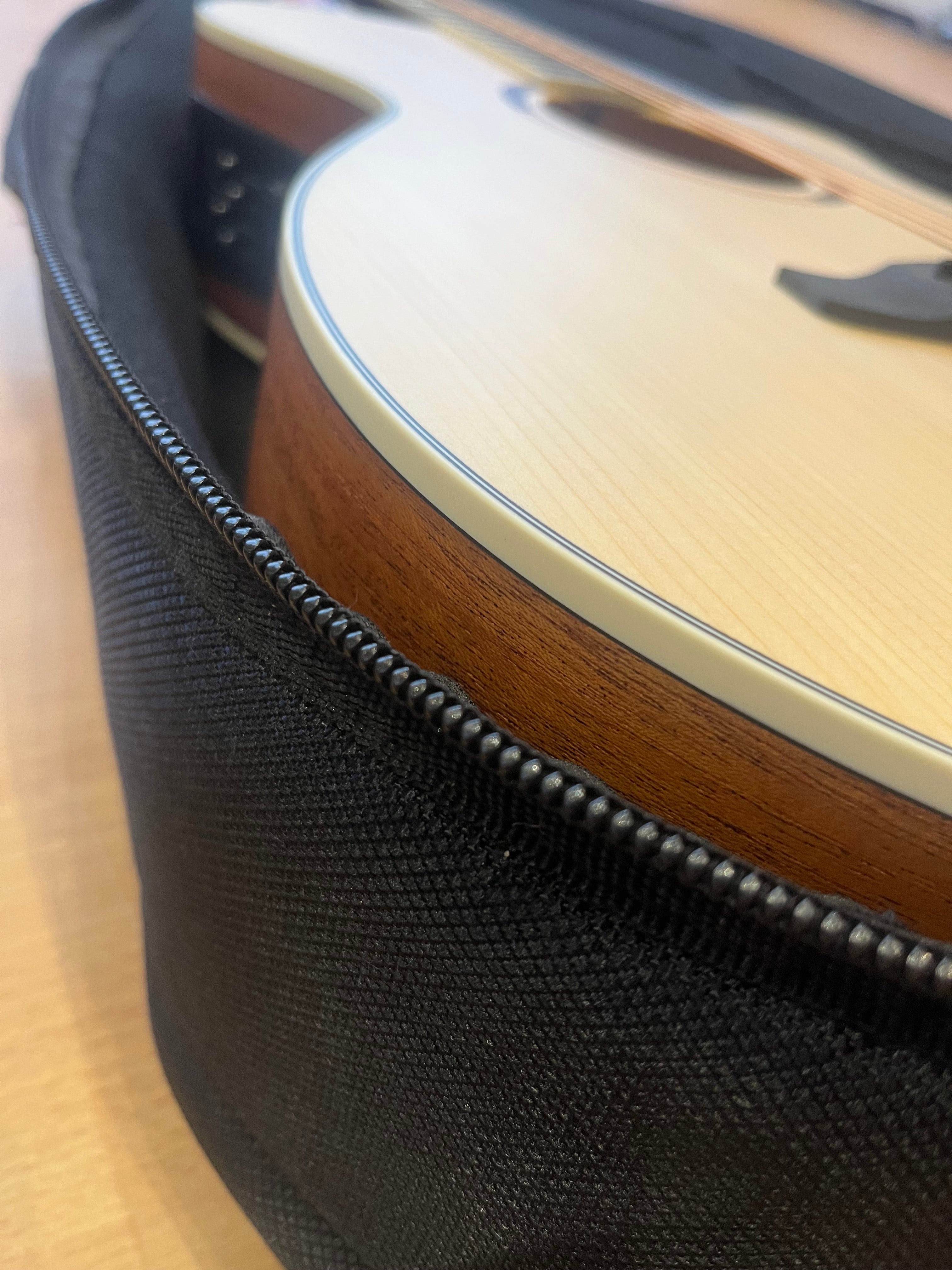 Padded Gig bag for acoustic guitars with compartments