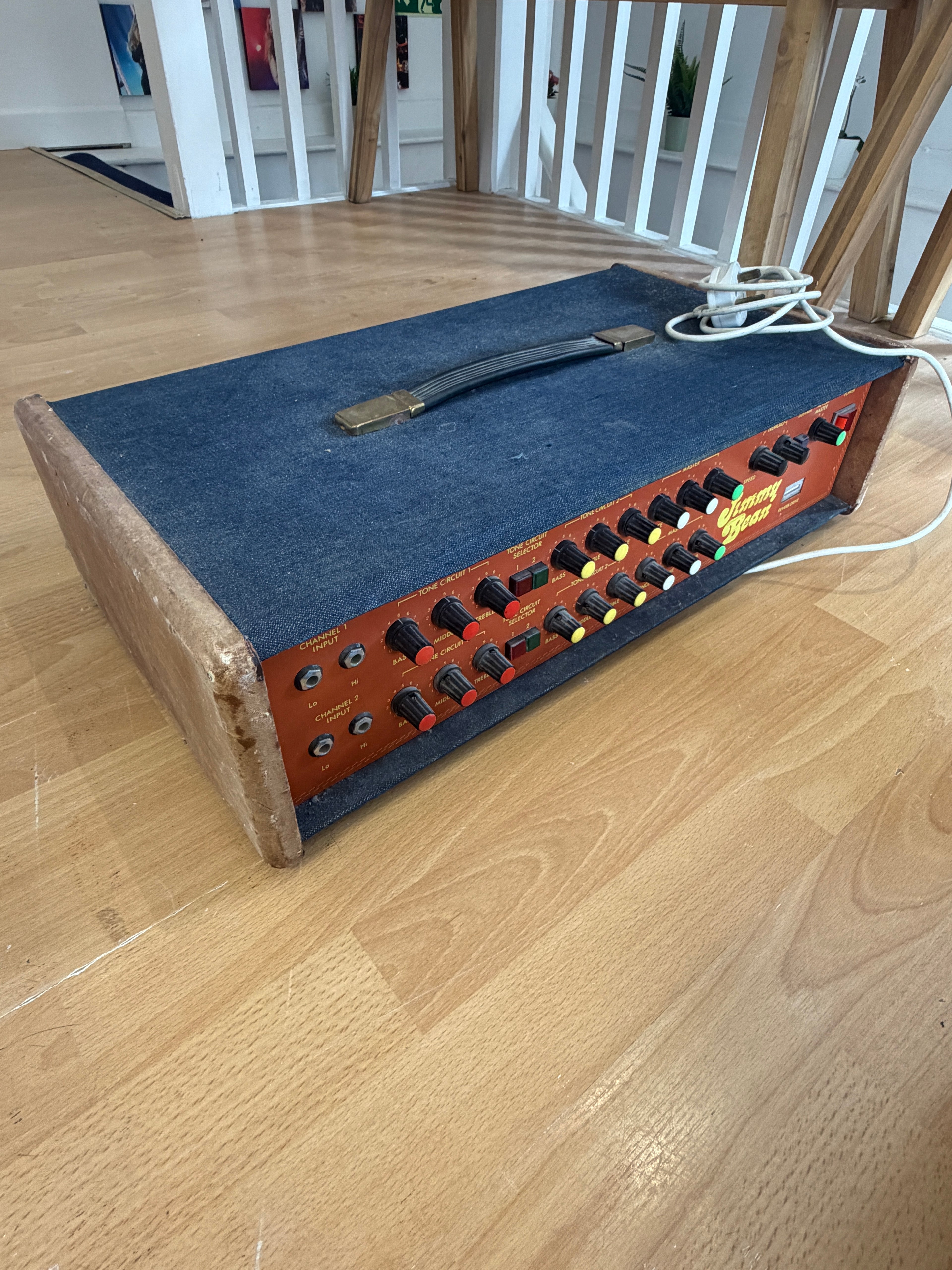 Vintage 1975 Jimmy Bean JB150 Amplifier Head (Untested)