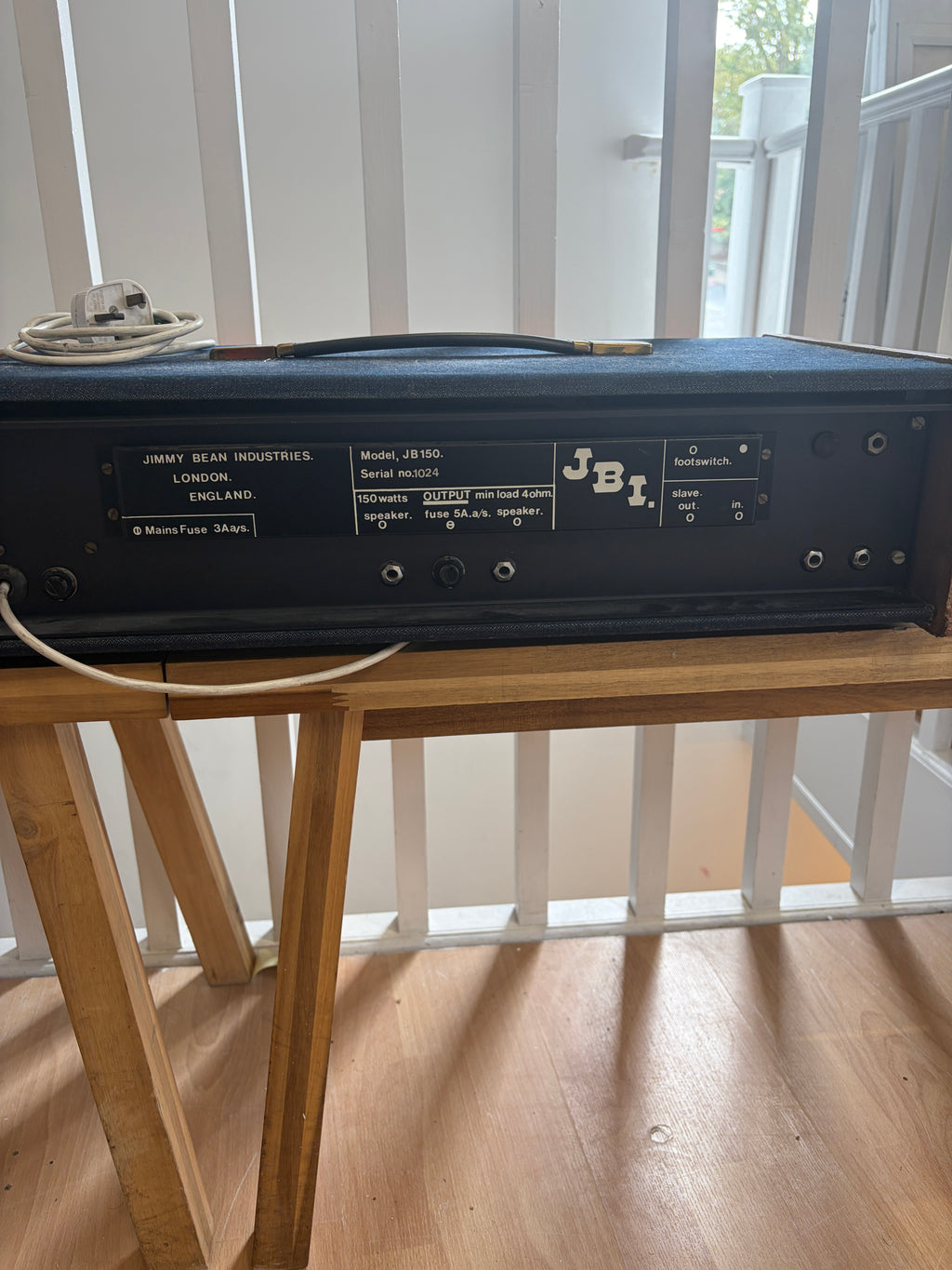 Vintage 1975 Jimmy Bean JB150 Amplifier Head (Untested)