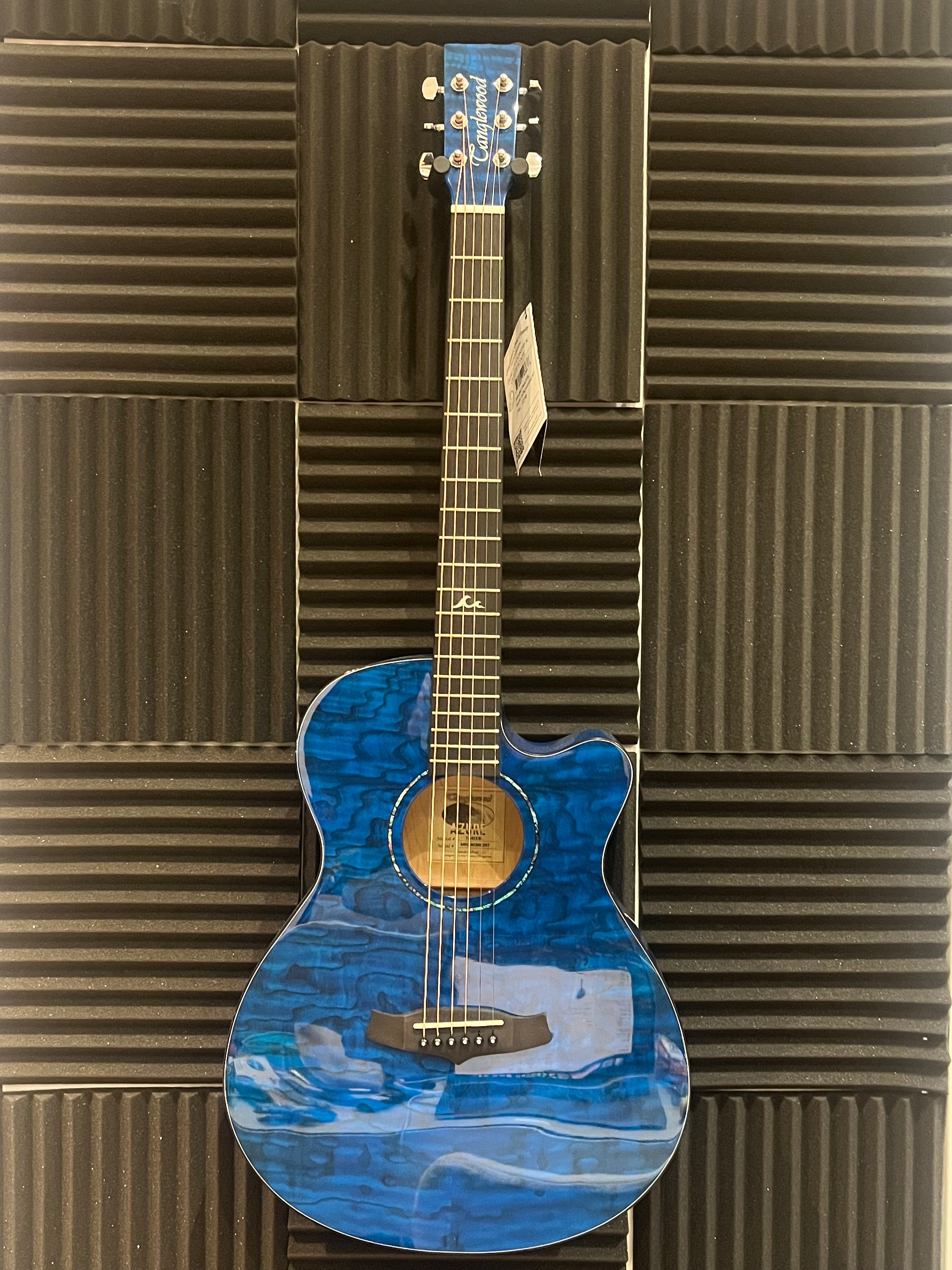 Tanglewood Azure - Serenity Blue Gloss finish
