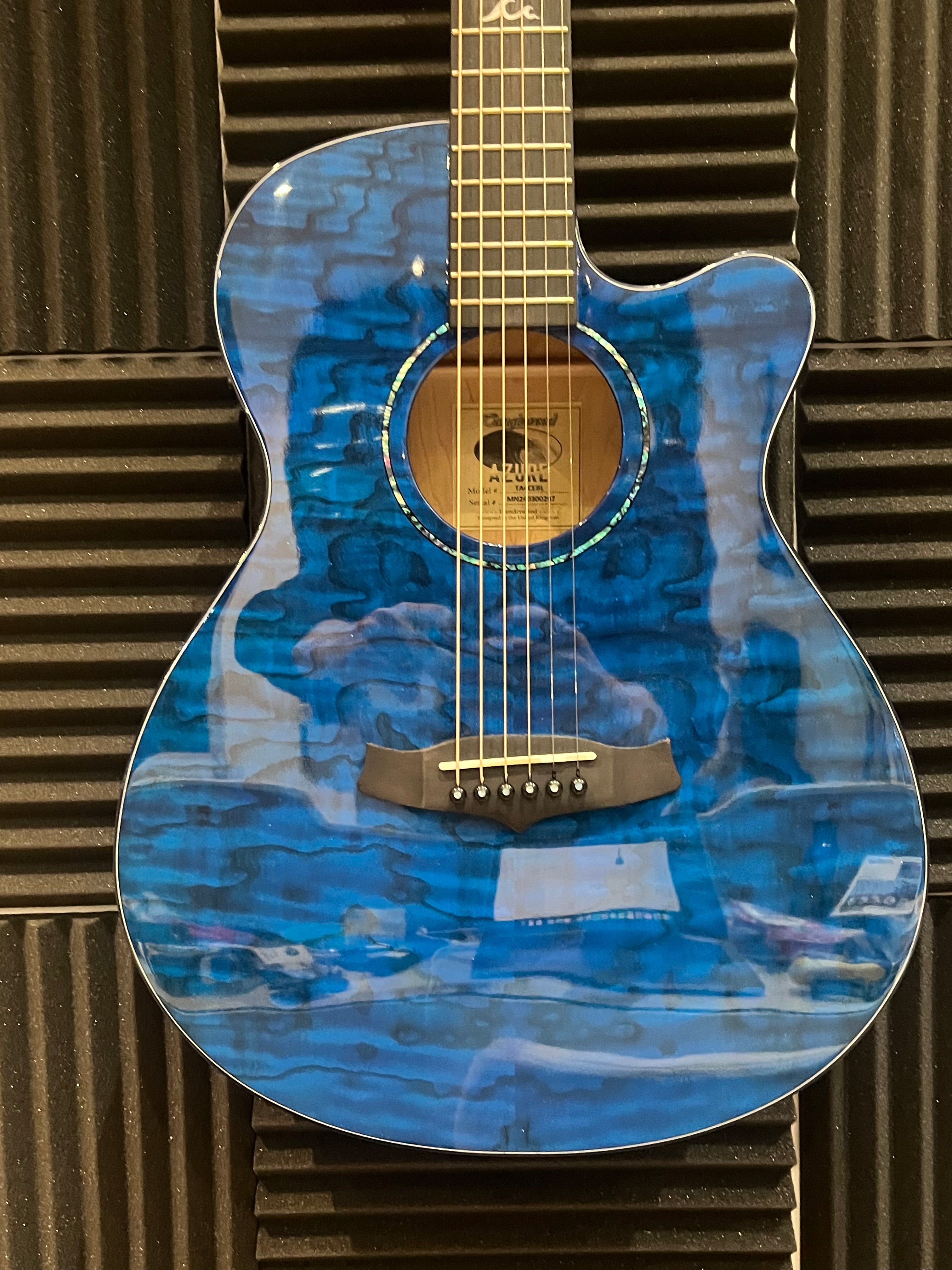 Tanglewood Azure - Serenity Blue Gloss finish