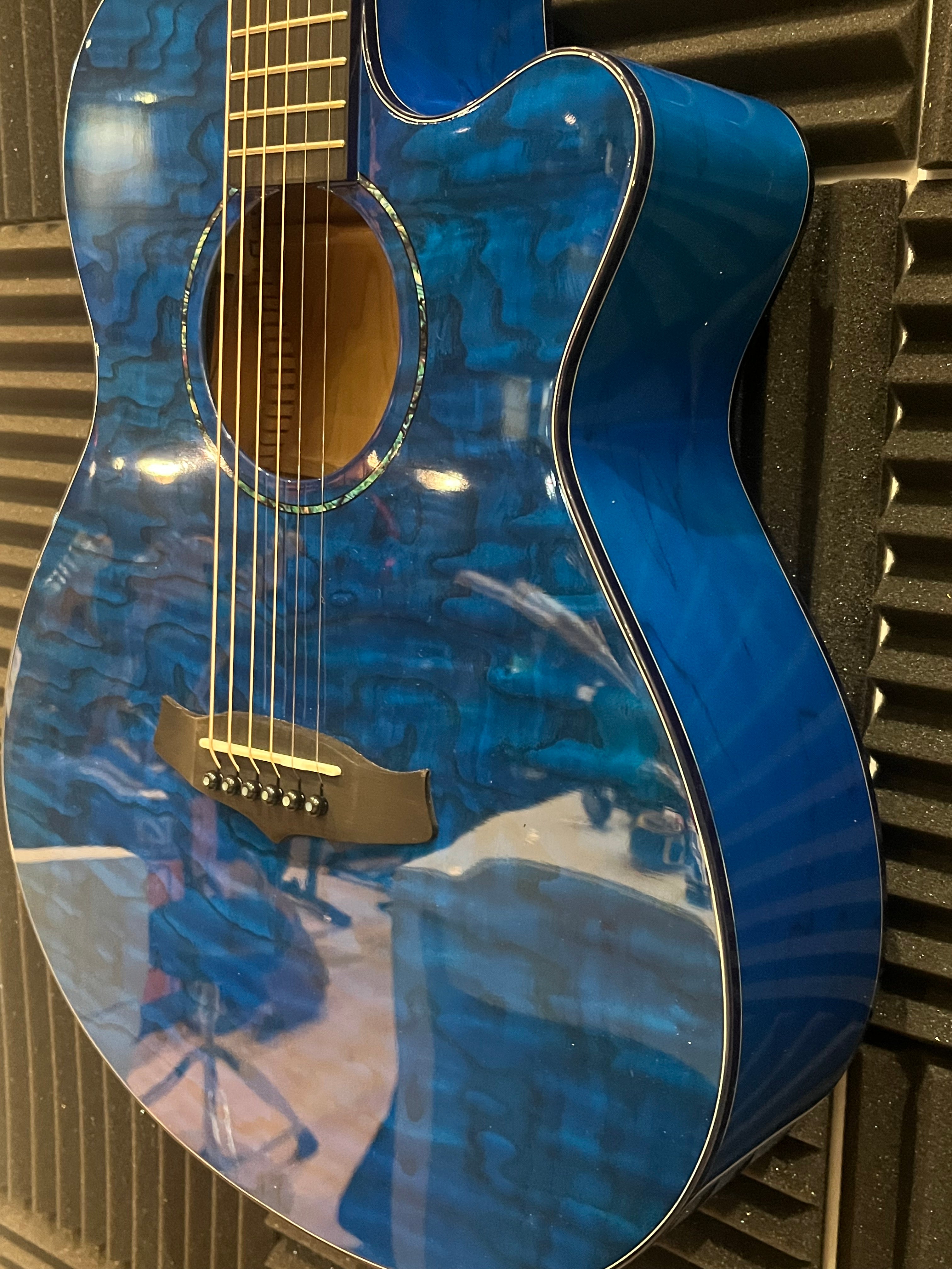 Tanglewood Azure - Serenity Blue Gloss finish