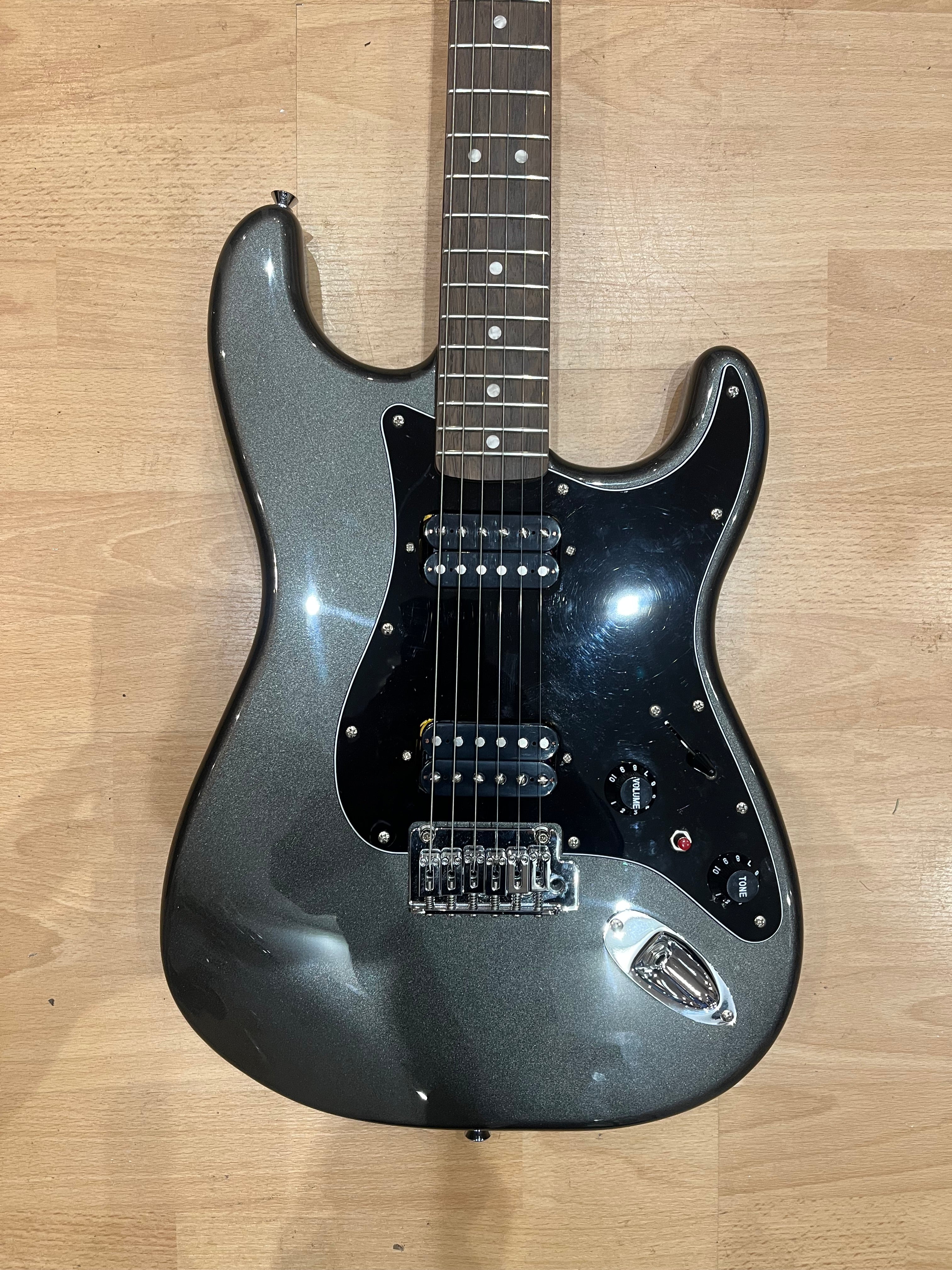 Squier Stratocaster – Charcoal Gloss with Upgrades