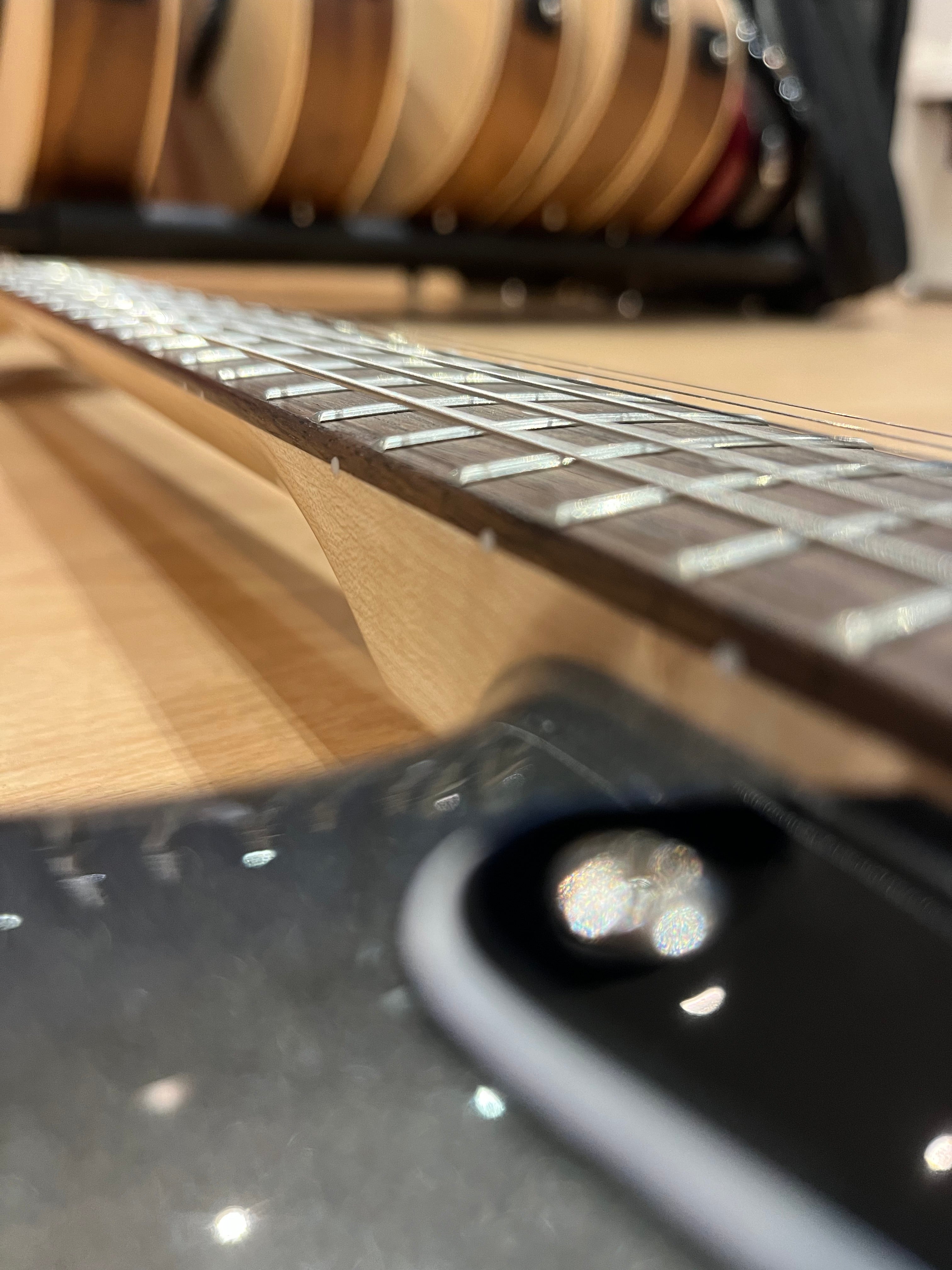 Squier Stratocaster – Charcoal Gloss with Upgrades