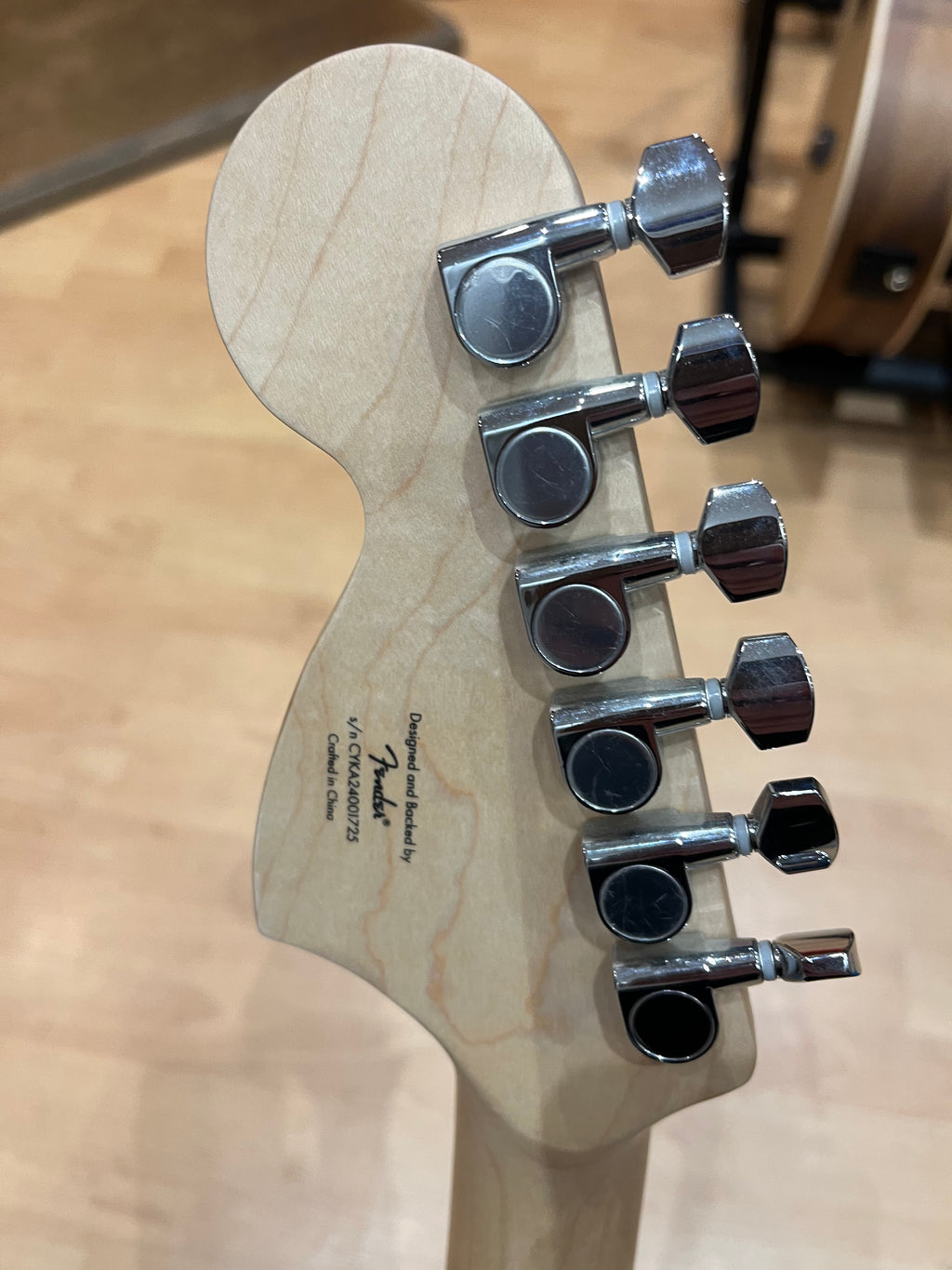 Squier Stratocaster – Charcoal Gloss with Upgrades
