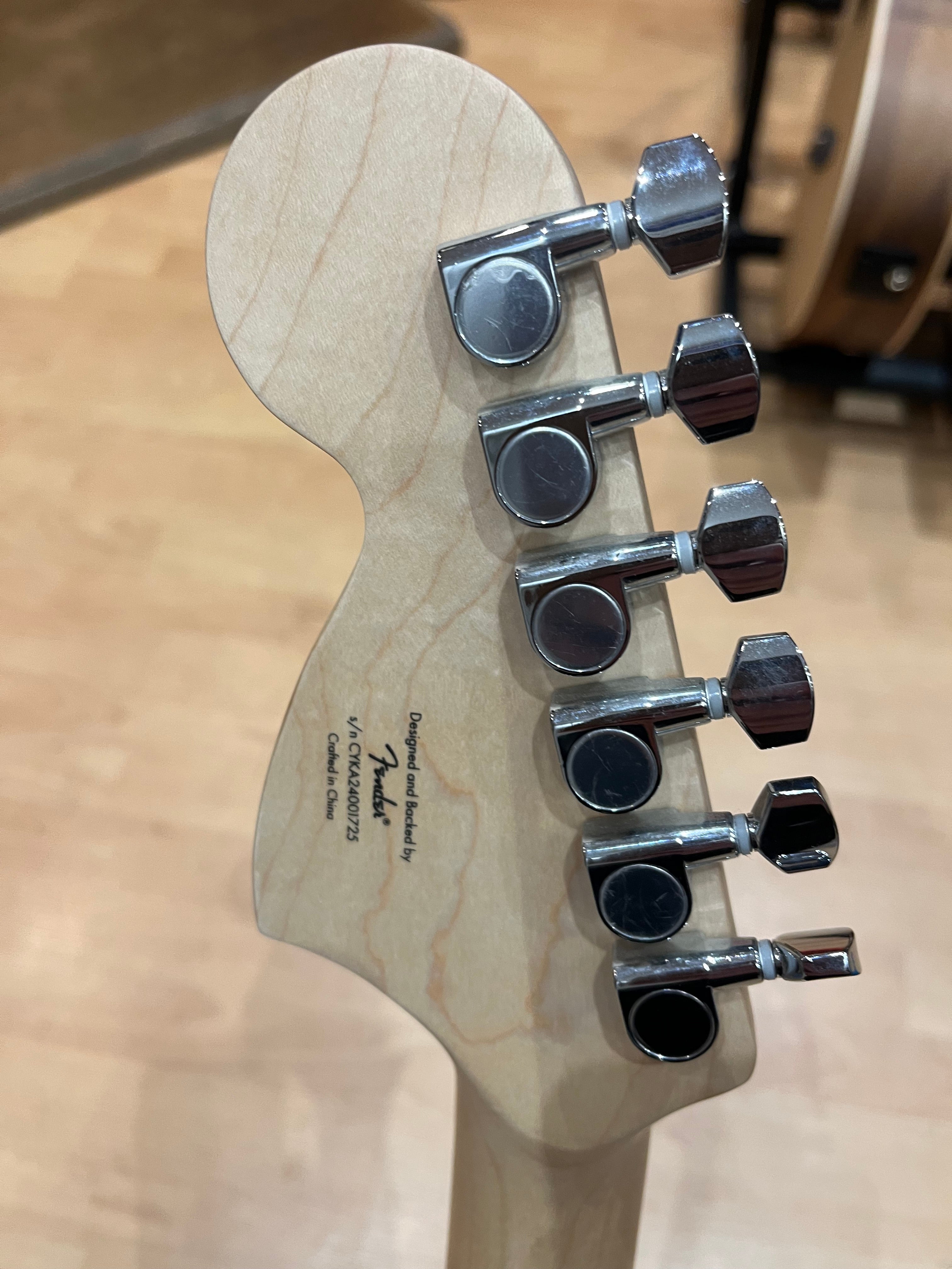 Squier Stratocaster – Charcoal Gloss with Upgrades