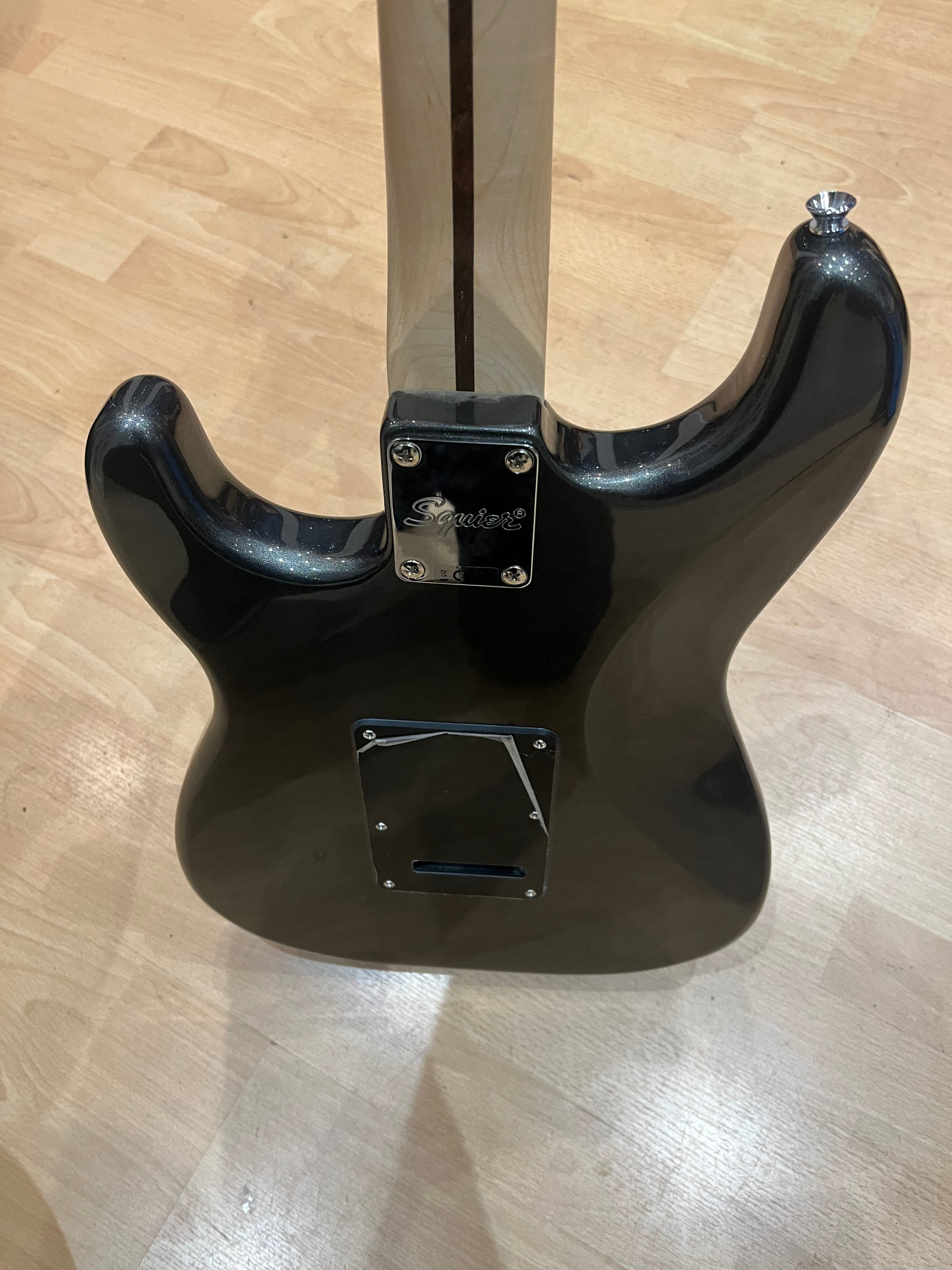 Squier Stratocaster – Charcoal Gloss with Upgrades