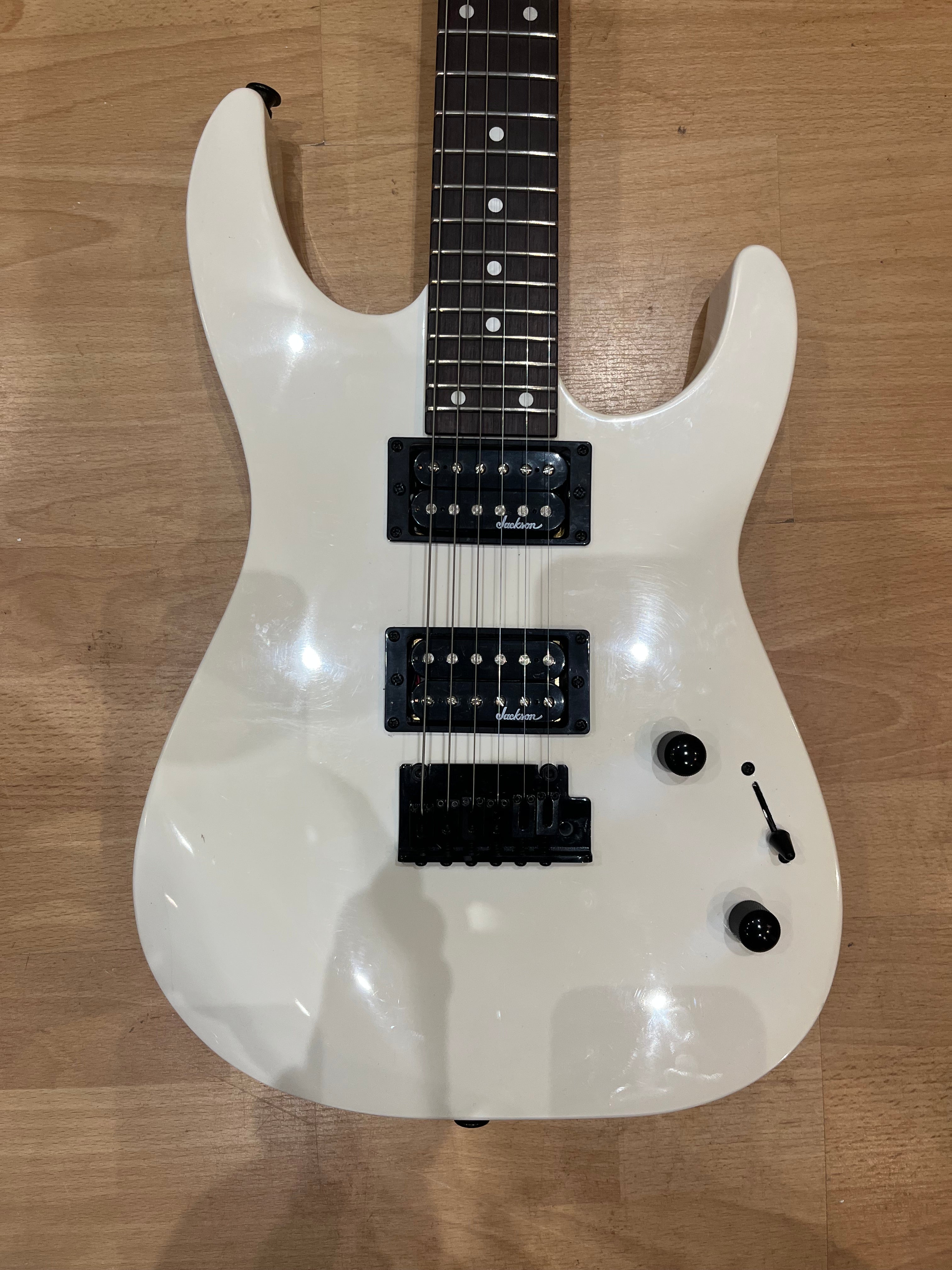 Jackson Dinky JS12 – Vintage White with Black Hardware - Great Condition