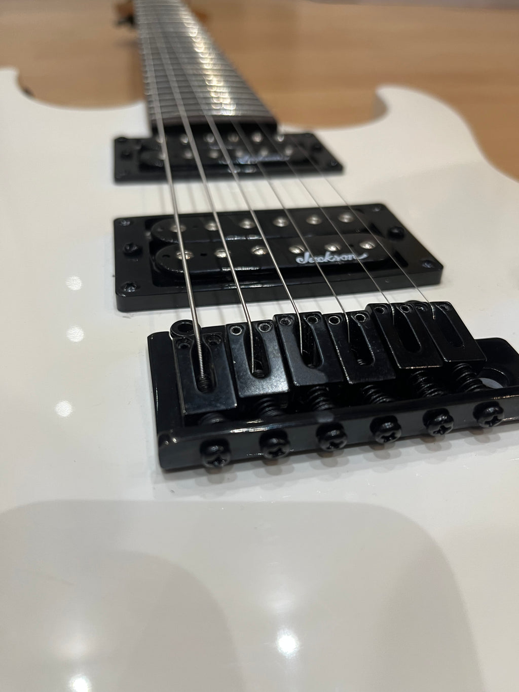 Jackson Dinky JS12 – Vintage White with Black Hardware - Great Condition