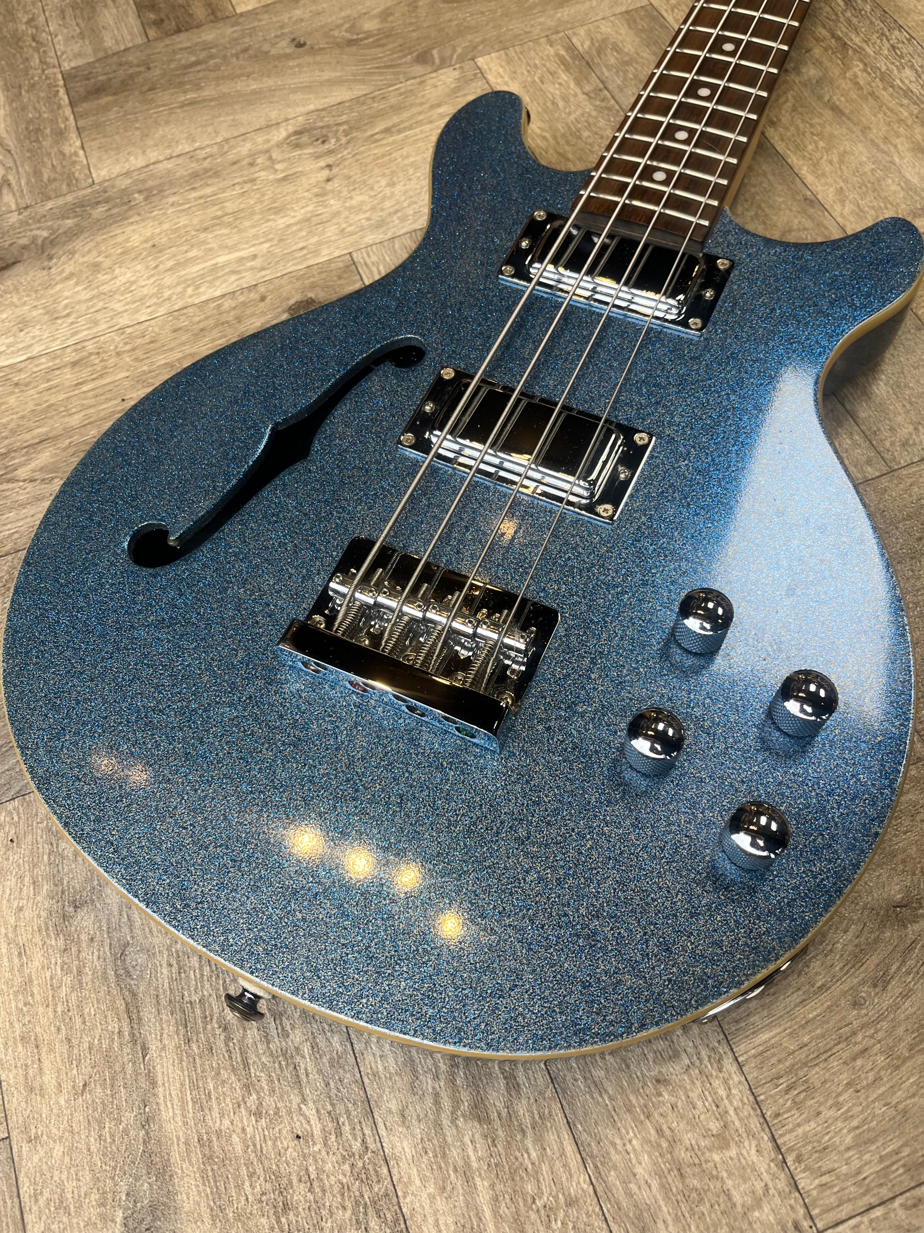Daisy Rock Glitter Blue active Bass